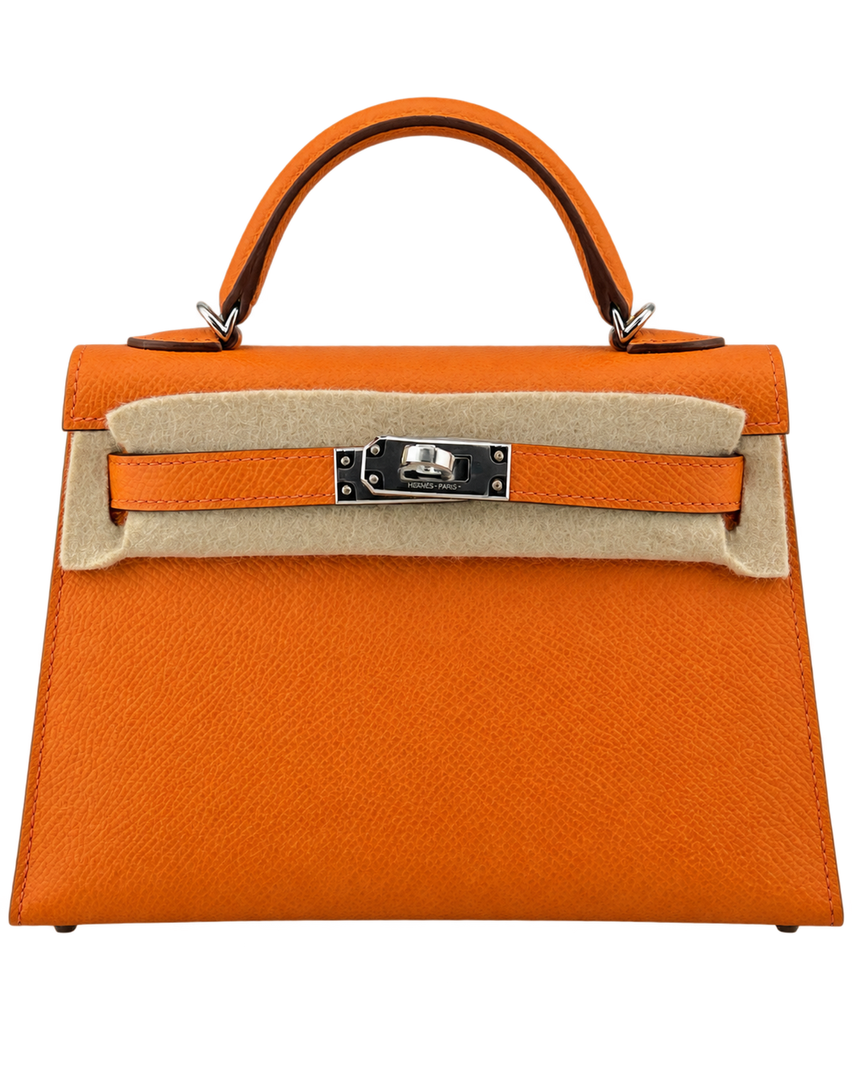 Hermes Kelly Mini Orange Epsom PHW