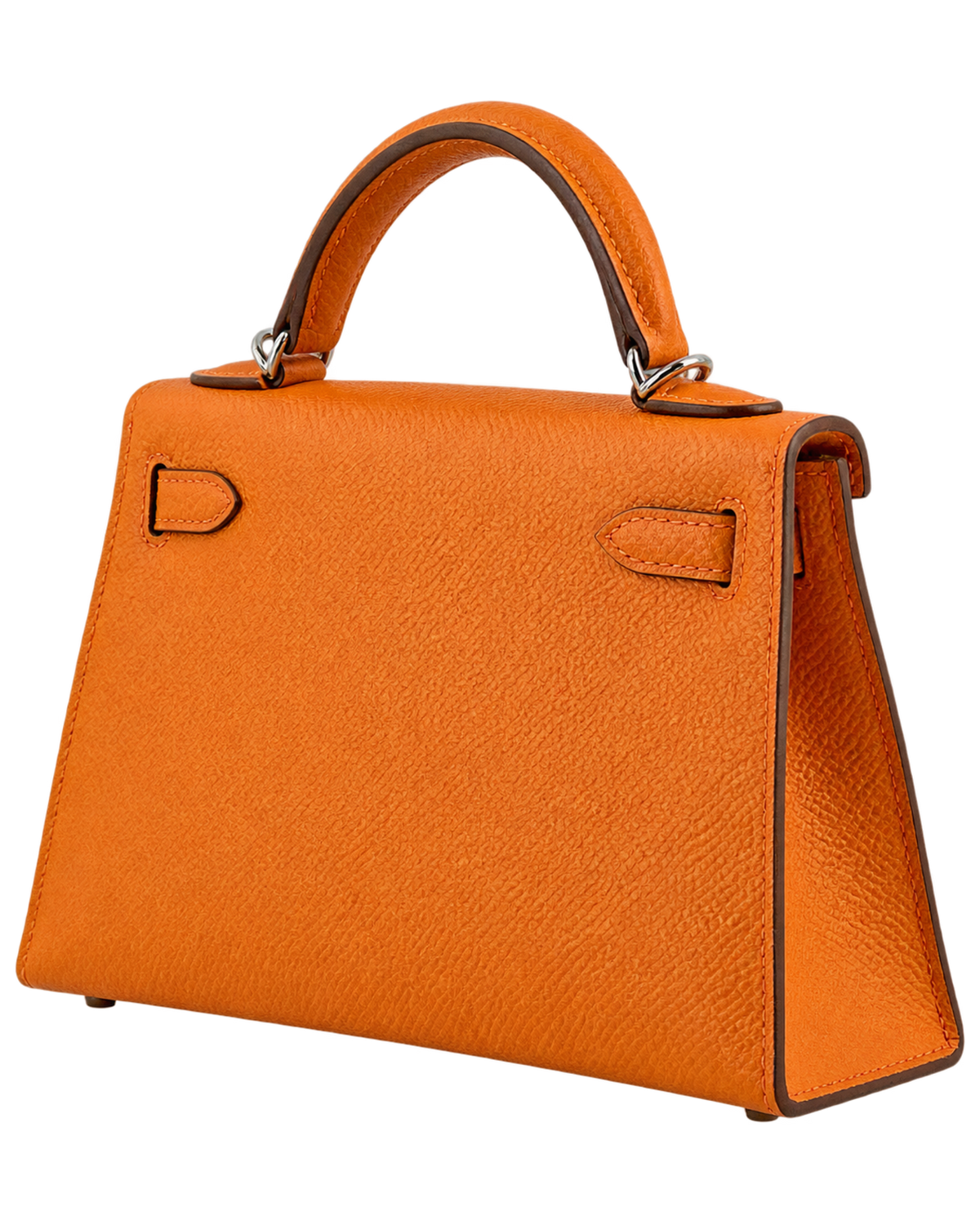 Hermes Kelly Mini Orange Epsom PHW