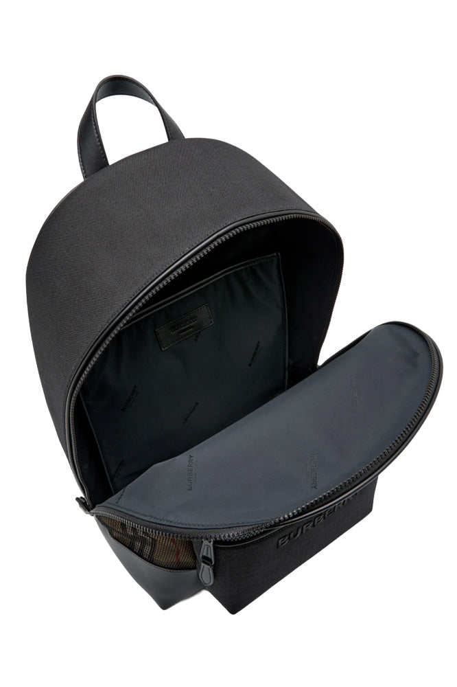 Burberry Mesh Checkered Backpack in Beige