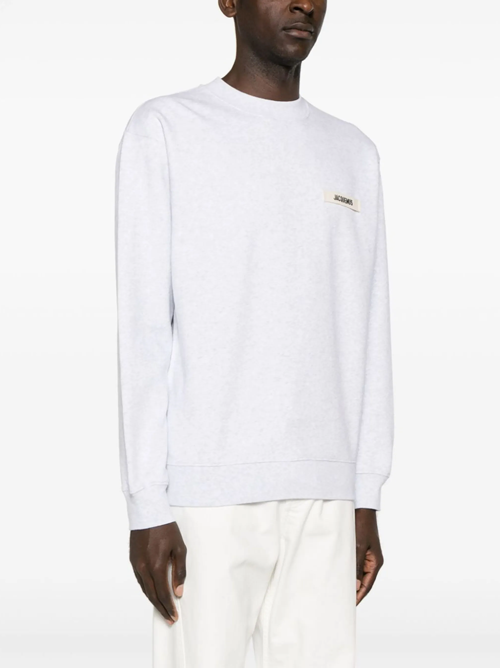 Jacquemus The Gros Grain Sweatshirt in Grey