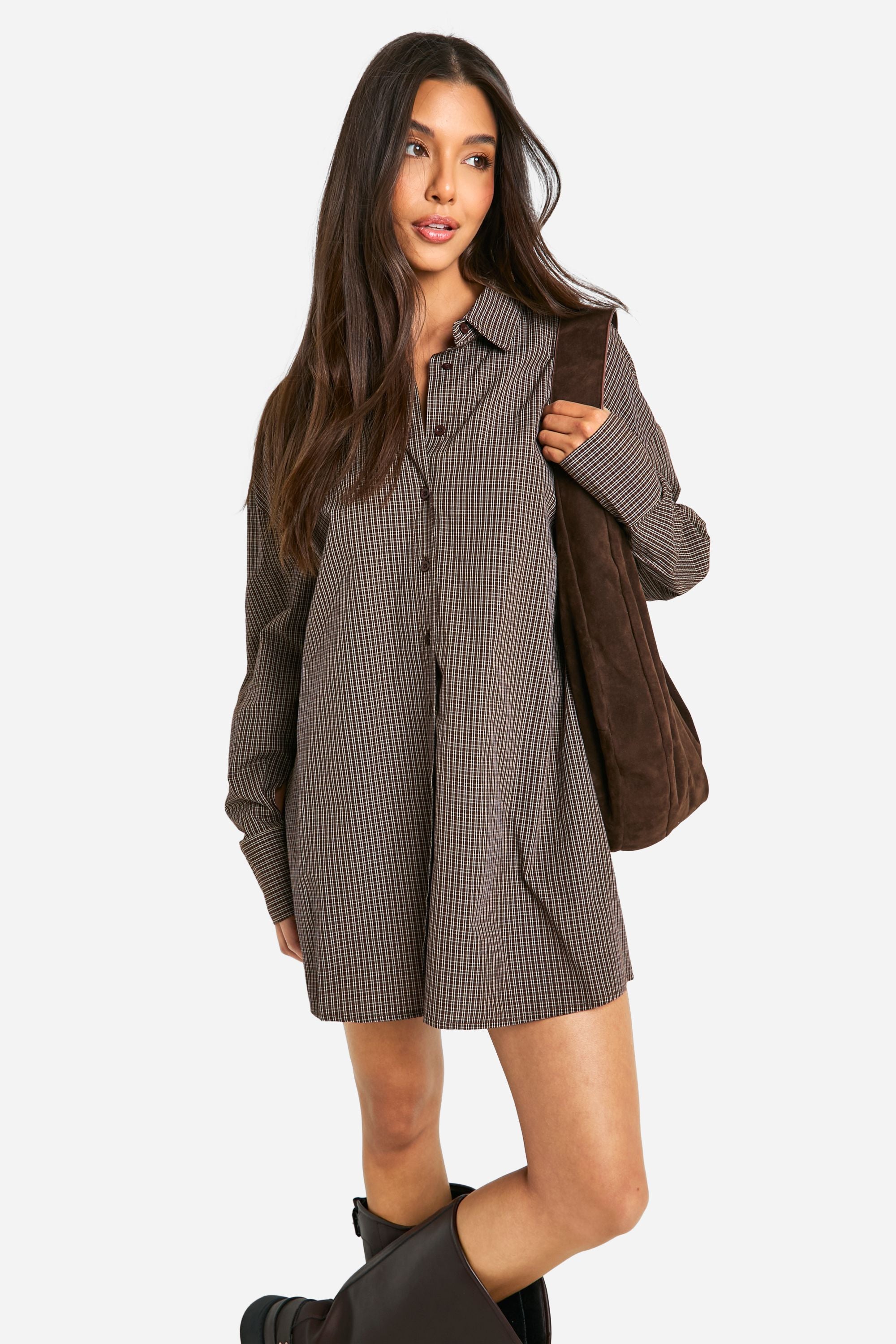 Oversized Shirt Dress