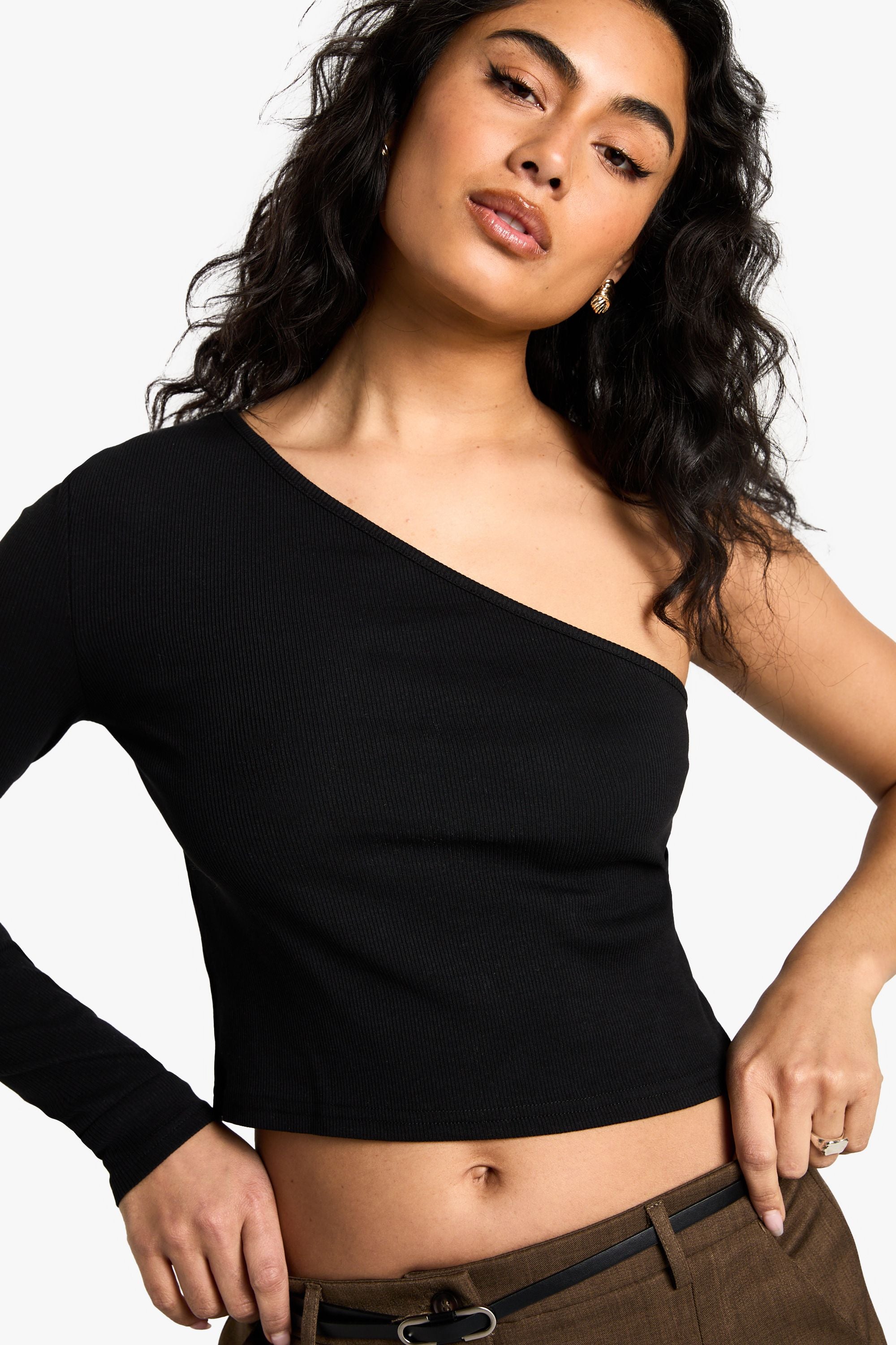 Basic One Shoulder Top