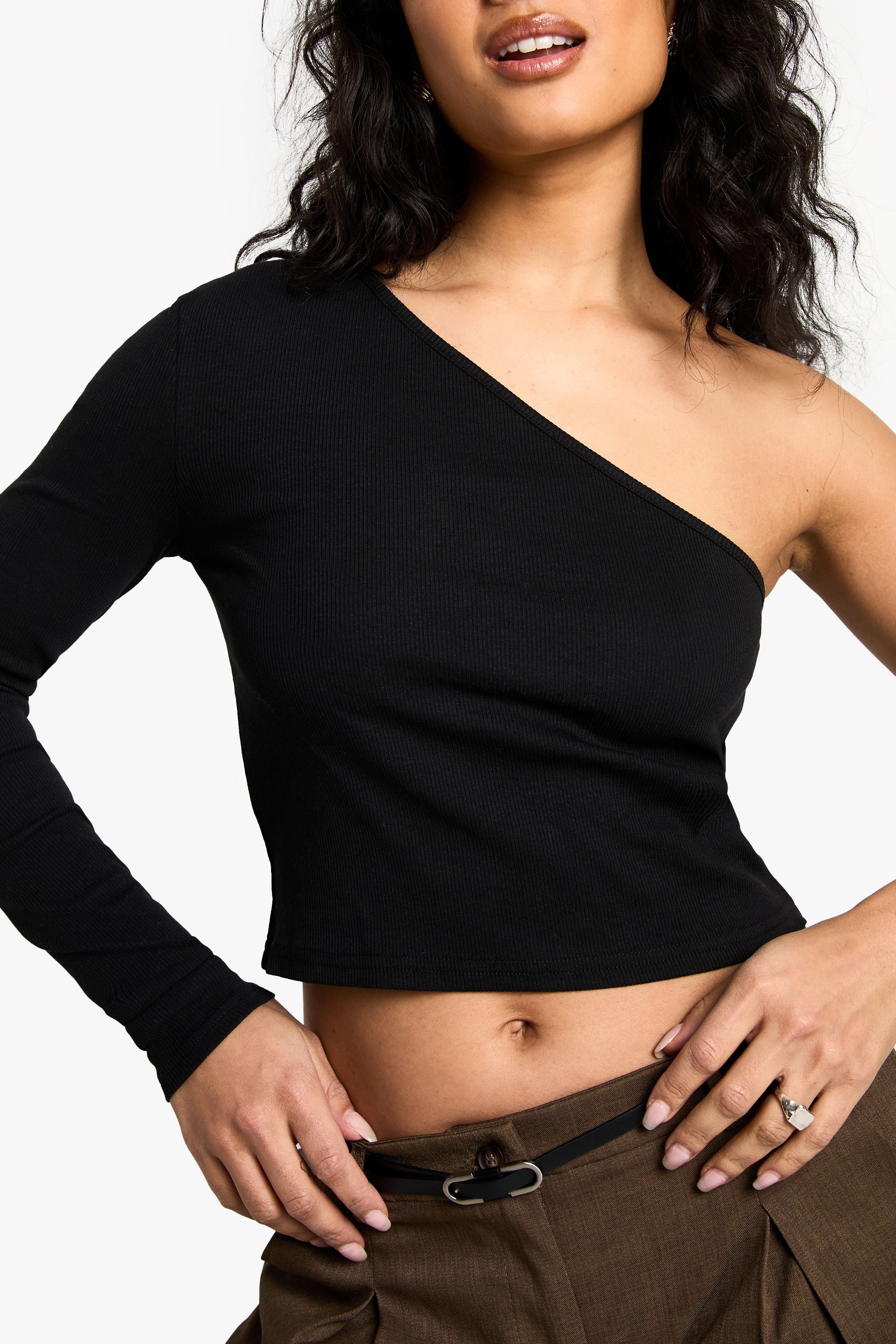 Basic One Shoulder Top
