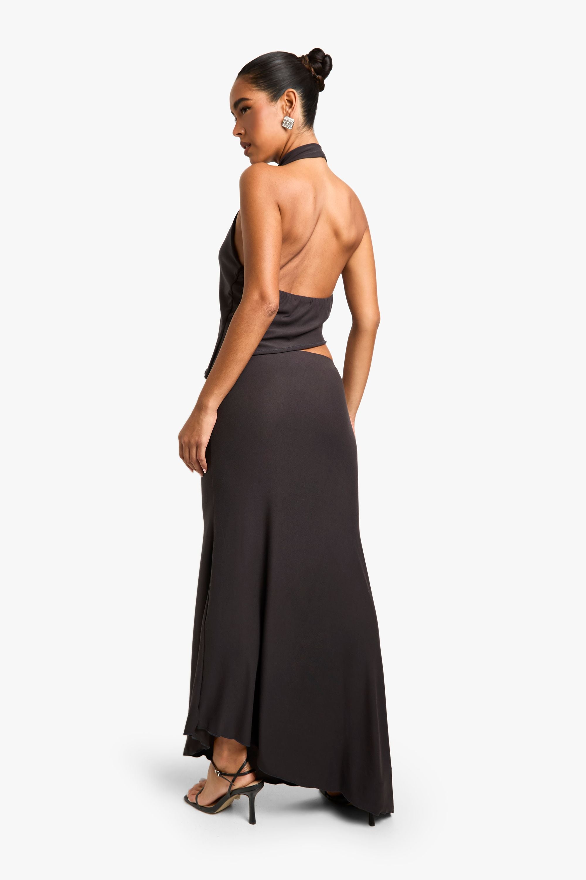 Super Soft Lettuce Hem Maxi Skirt
