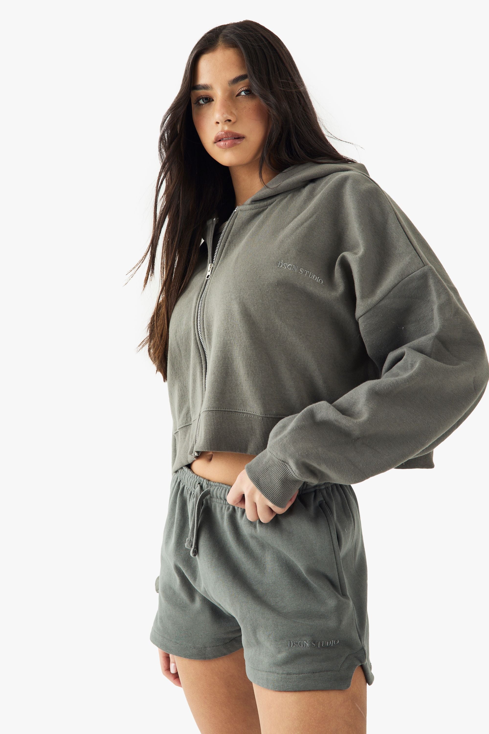 DSGN Studio Embroidered Runner Sweat Short