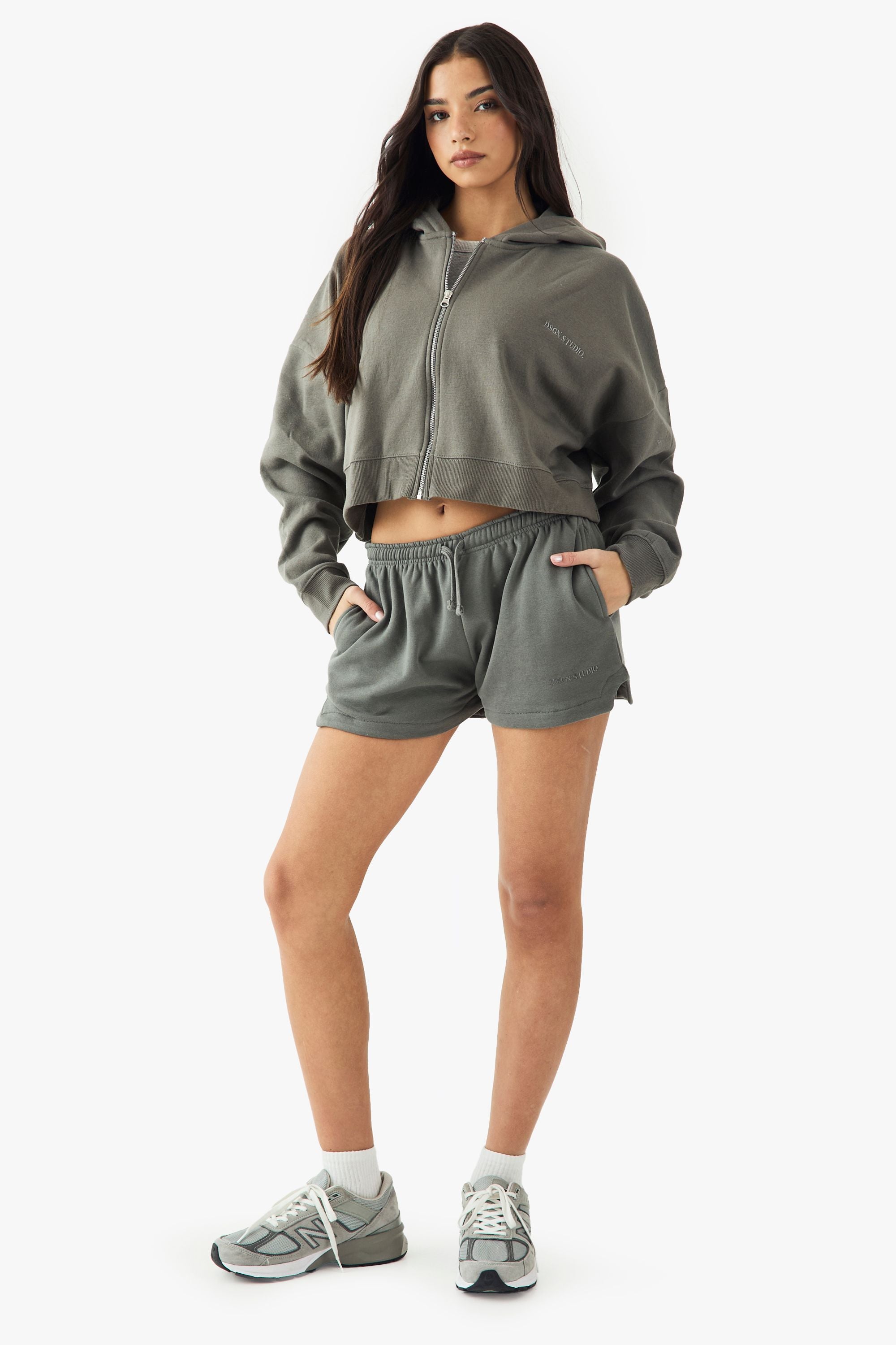 DSGN Studio Embroidered Runner Sweat Short
