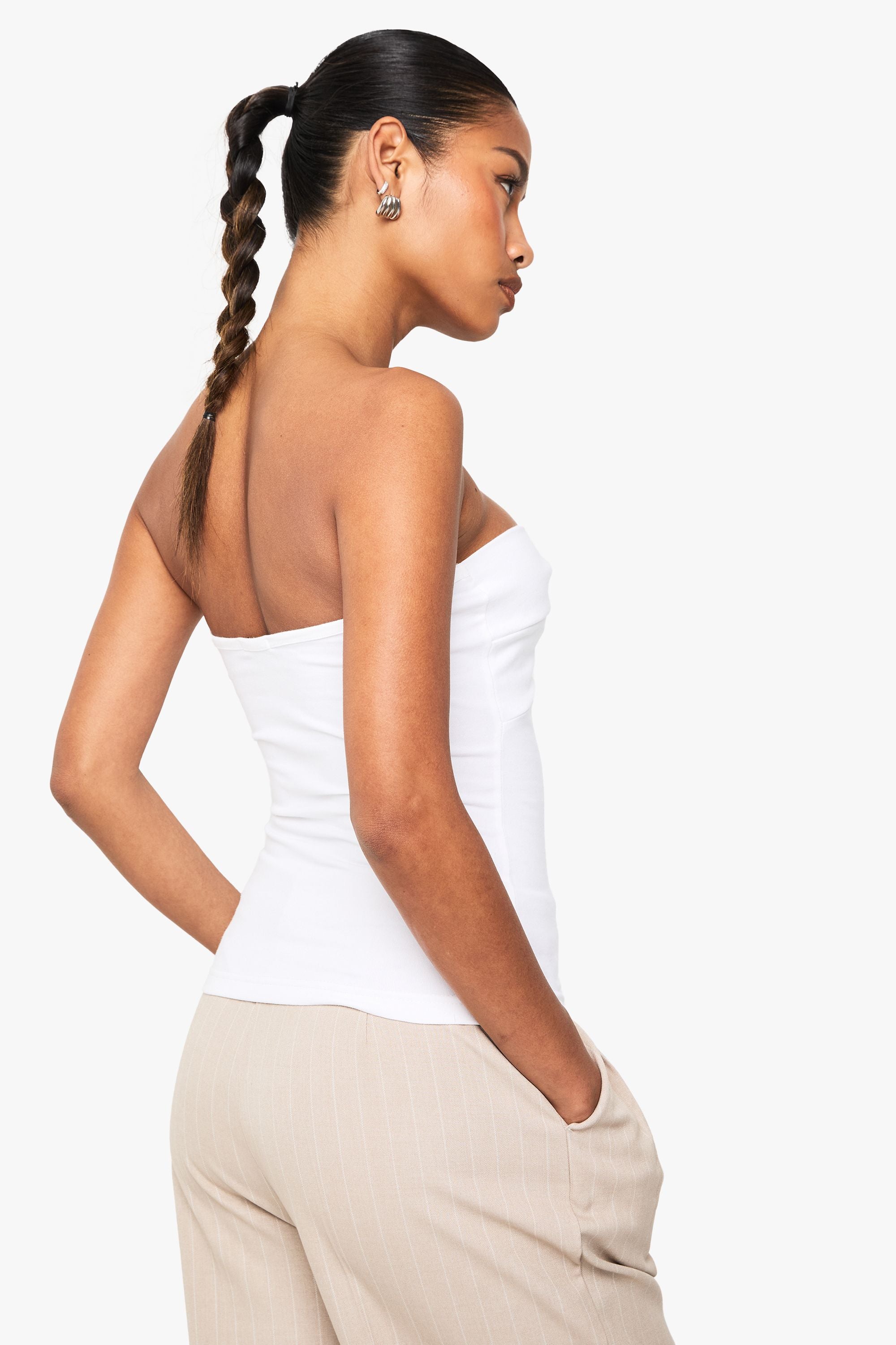 Twist Front Bandeau Top