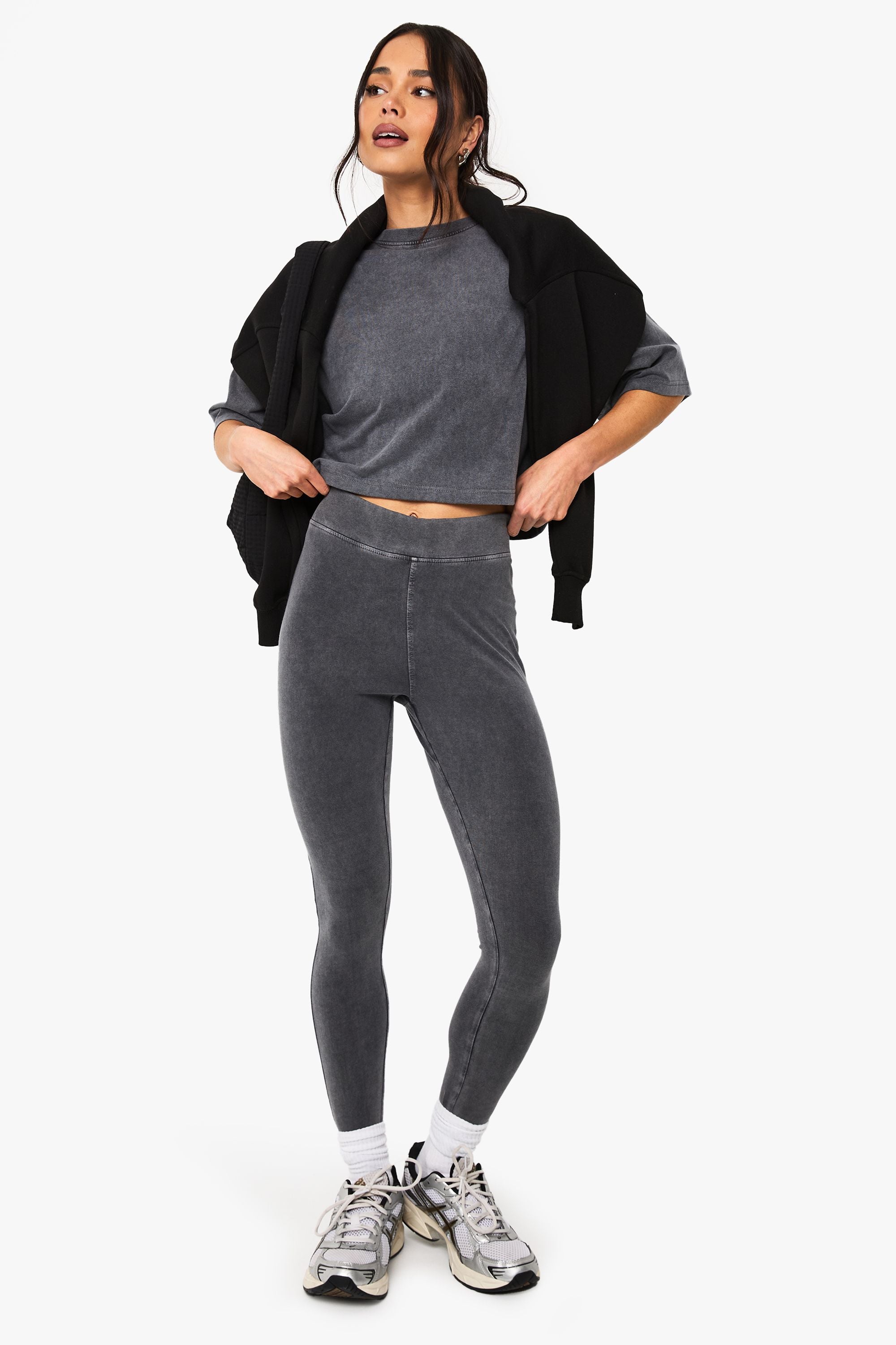 Acid Wash High Waist Legging