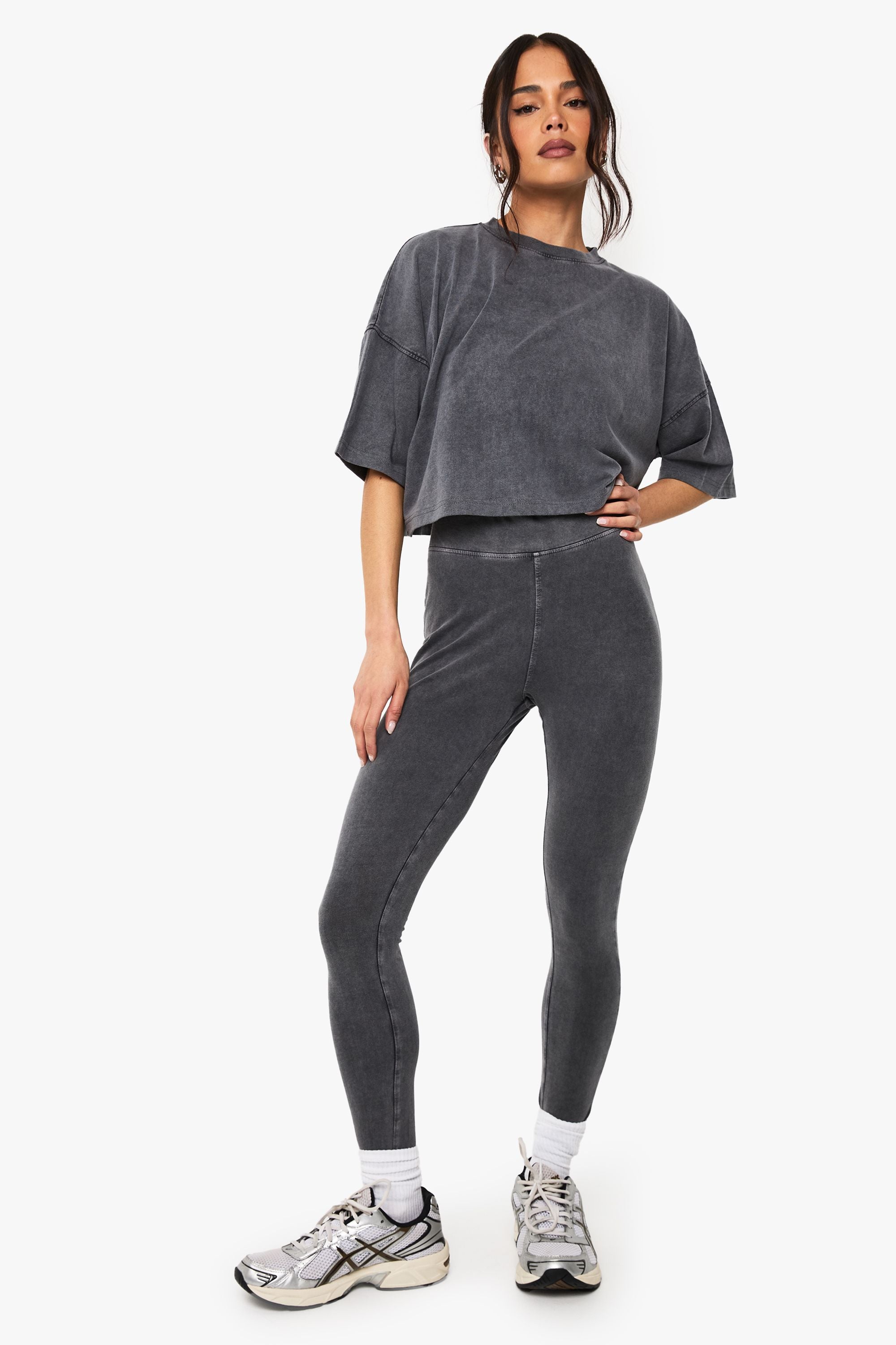 Acid Wash High Waist Legging