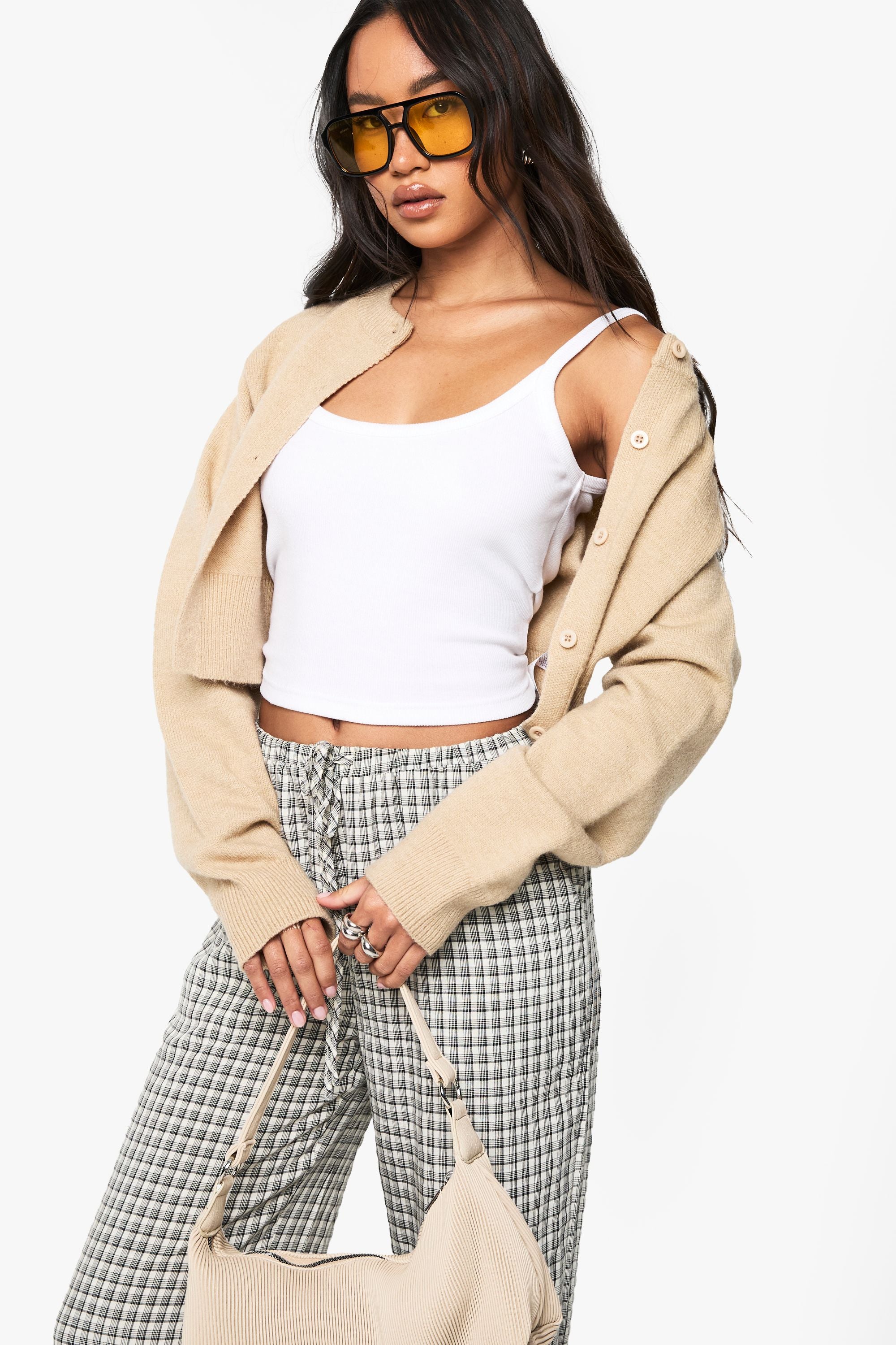 Basic Thick Binding Vest Top