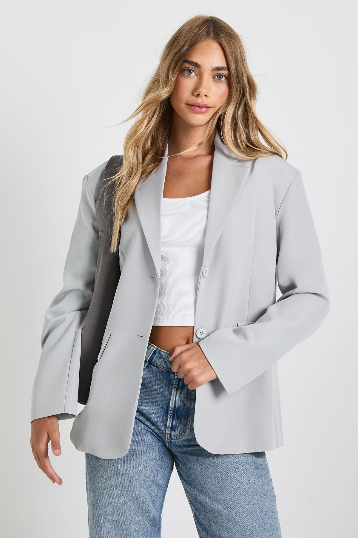 Oversized Boxy Fit Blazer