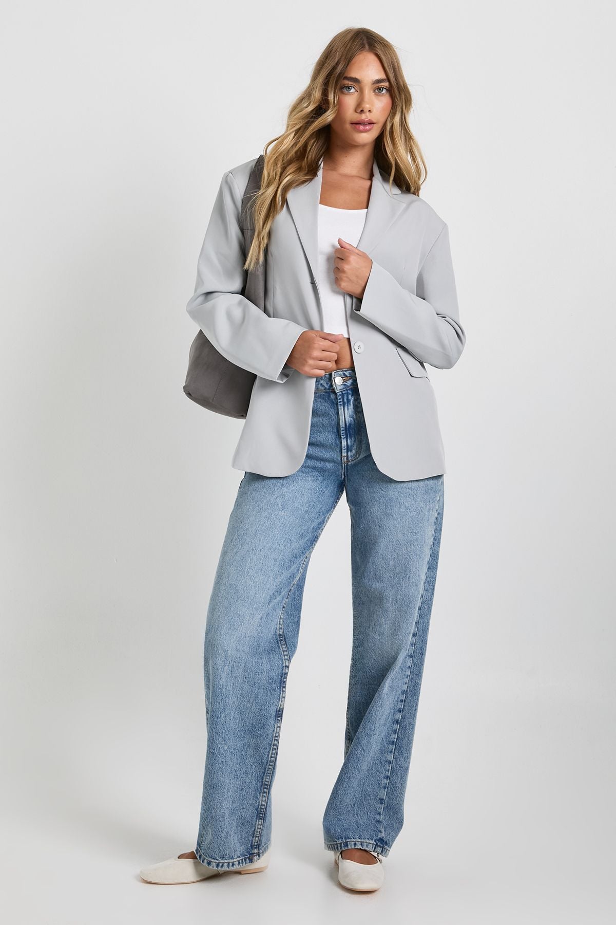 Oversized Boxy Fit Blazer