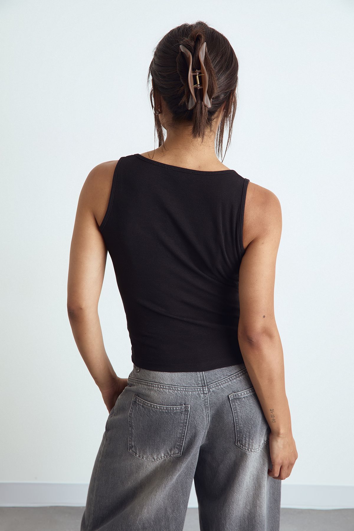 Basic Rib Tank Vest Top