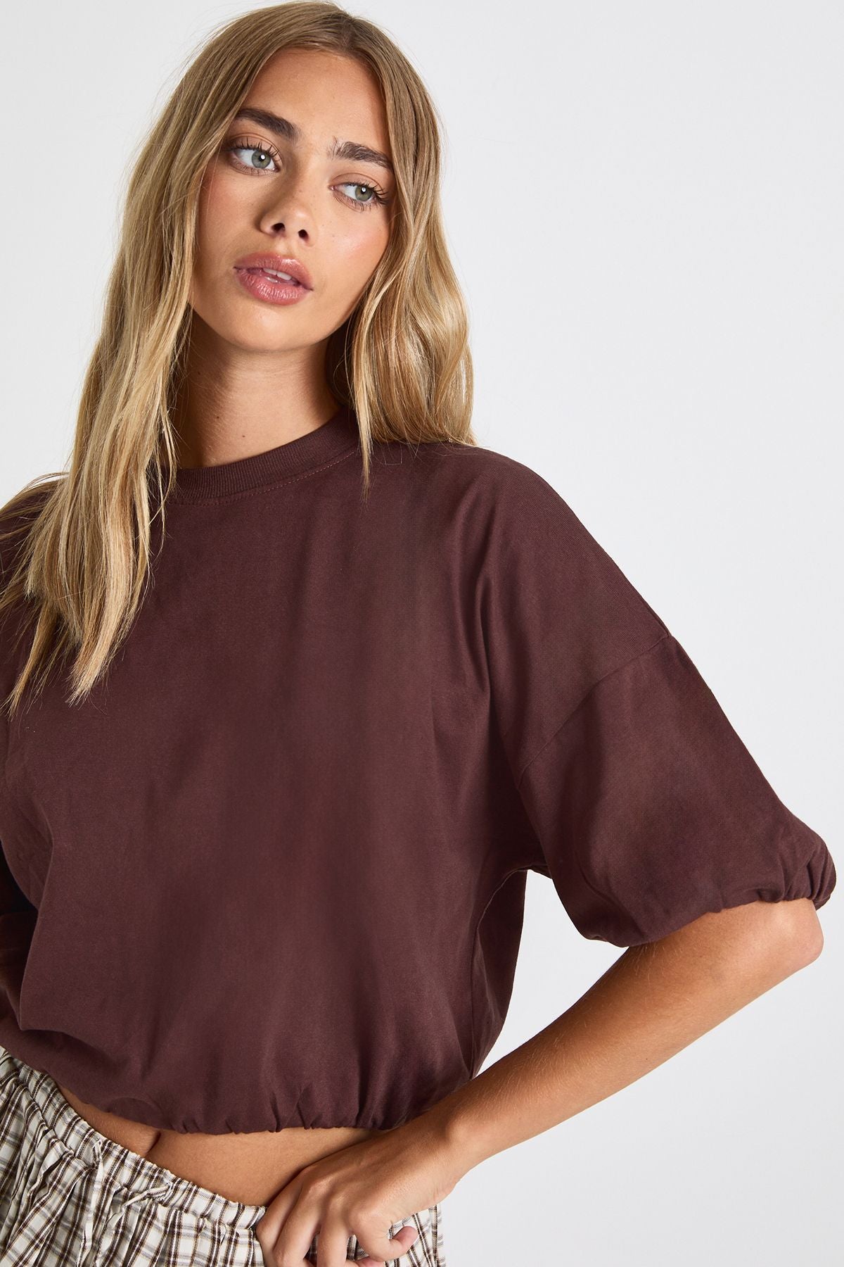 Cotton Elasticated Waist T-Shirt