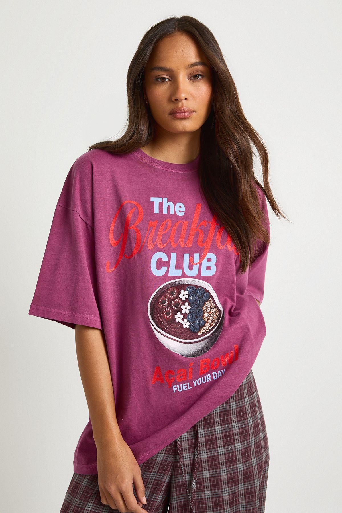 Acai Bowl Printed Front and Back T-Shirt