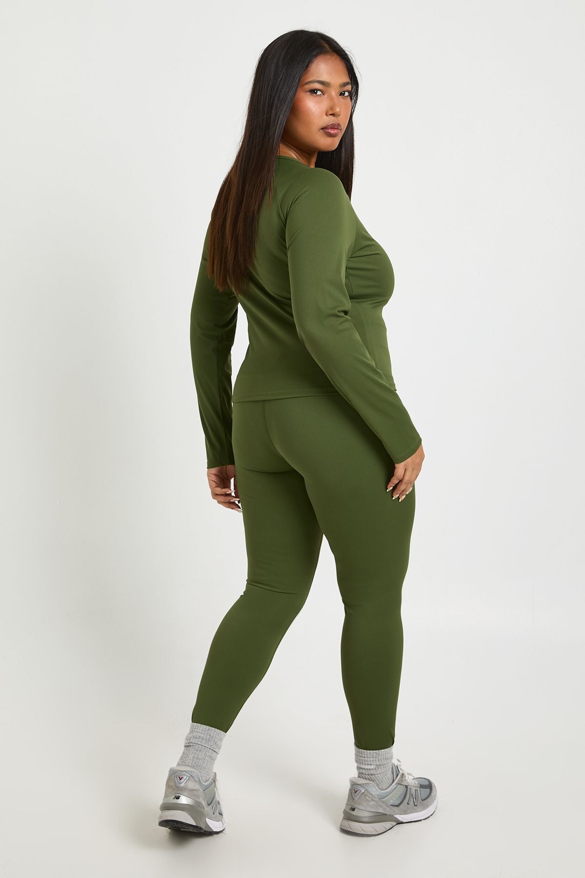 Plus Super Soft Sculpt Seam Detail Legging