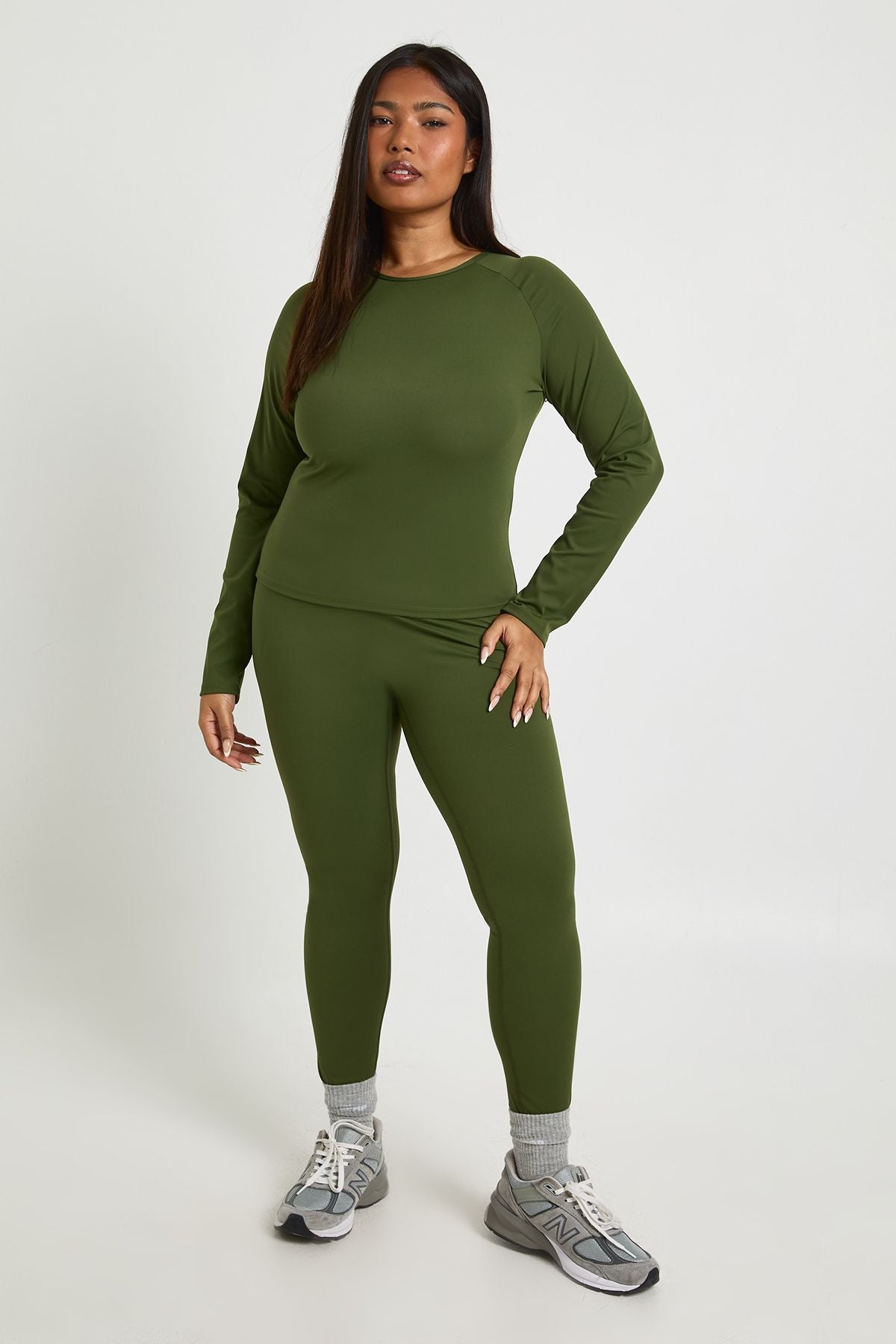 Plus Super Soft Sculpt Seam Detail Legging