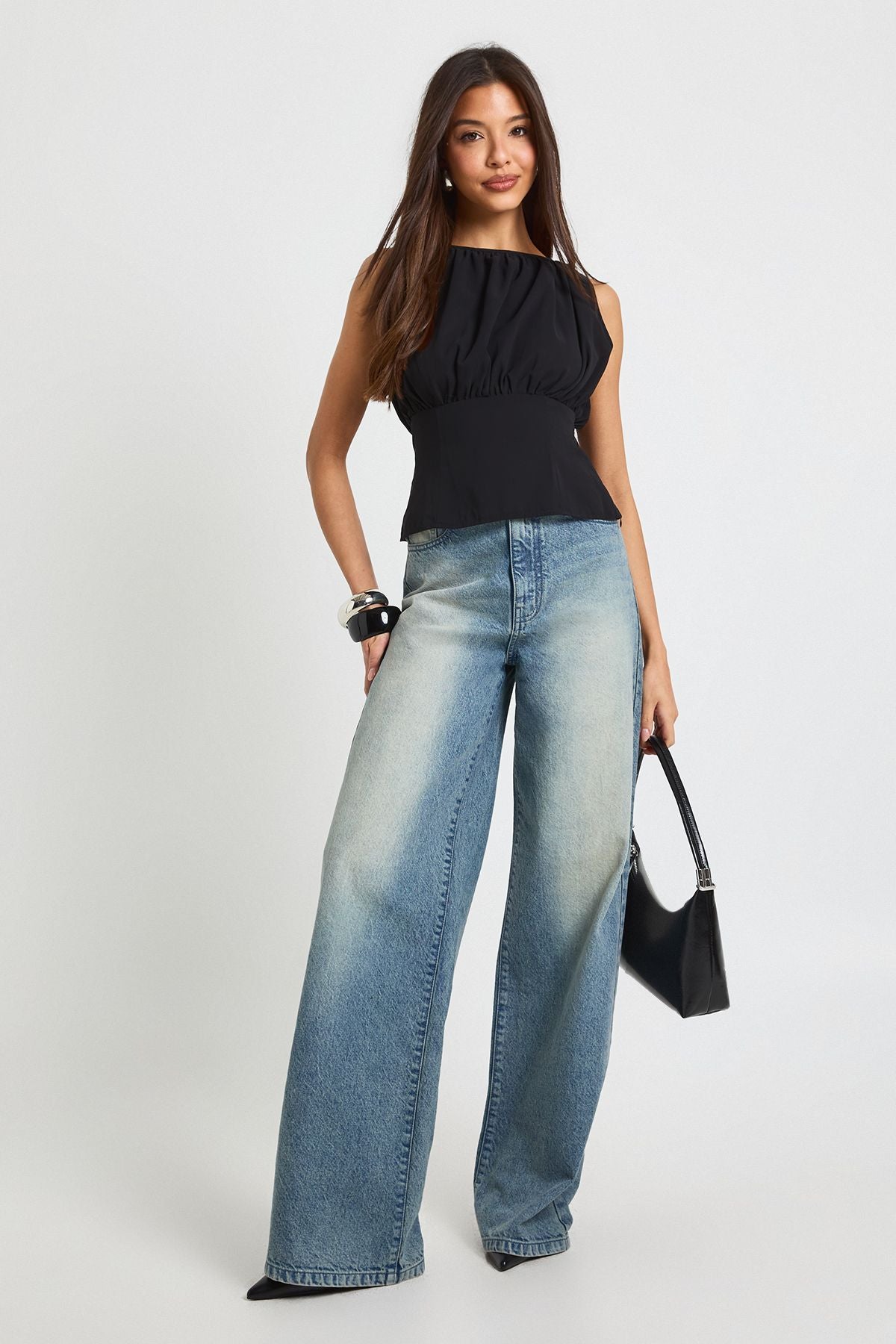 Chiffon Ruched Top