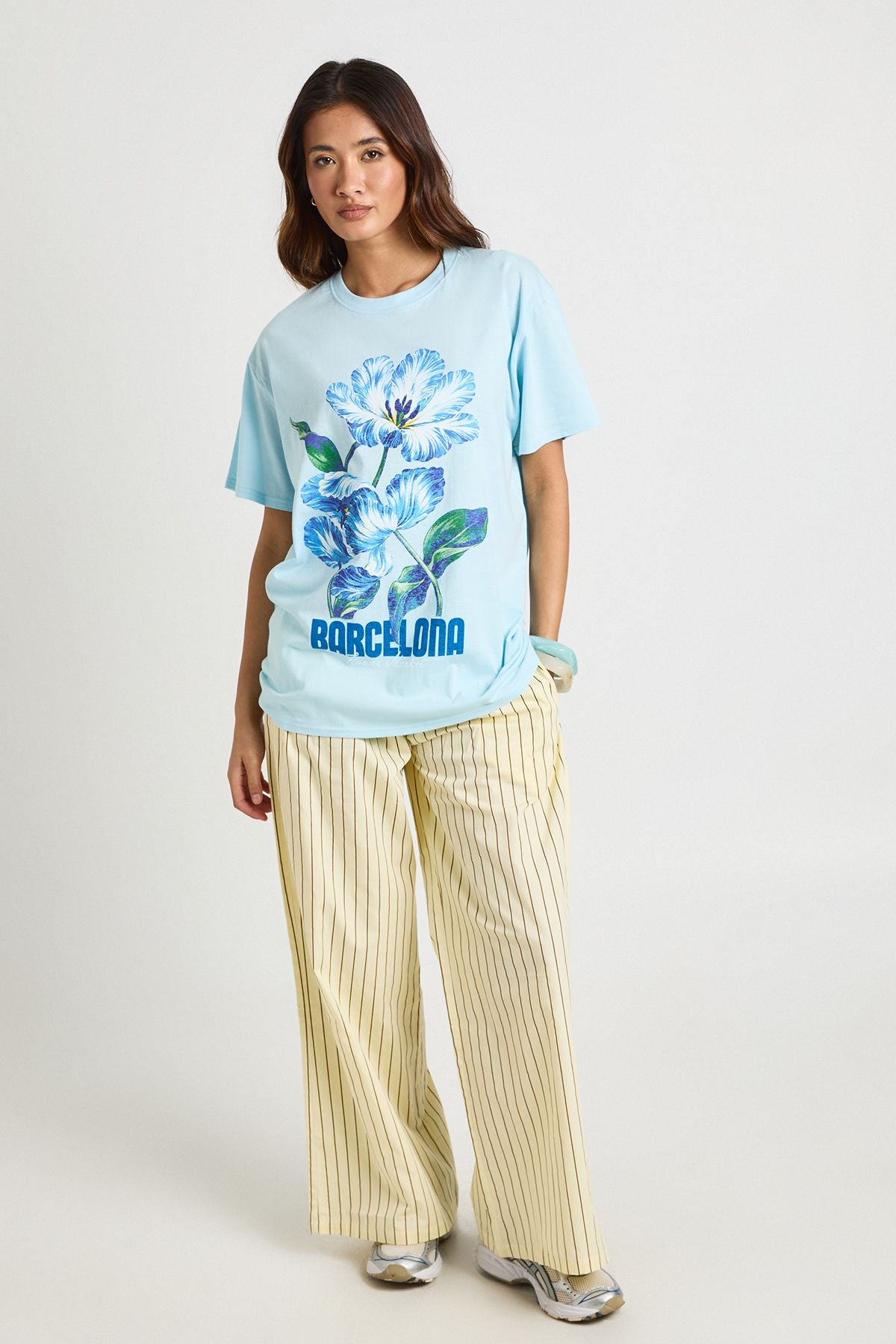 Barcelona Floral Printed T-Shirt