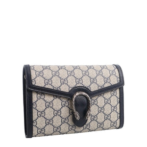 Supreme GG Dionysus Chain Wallet Beige/Blue