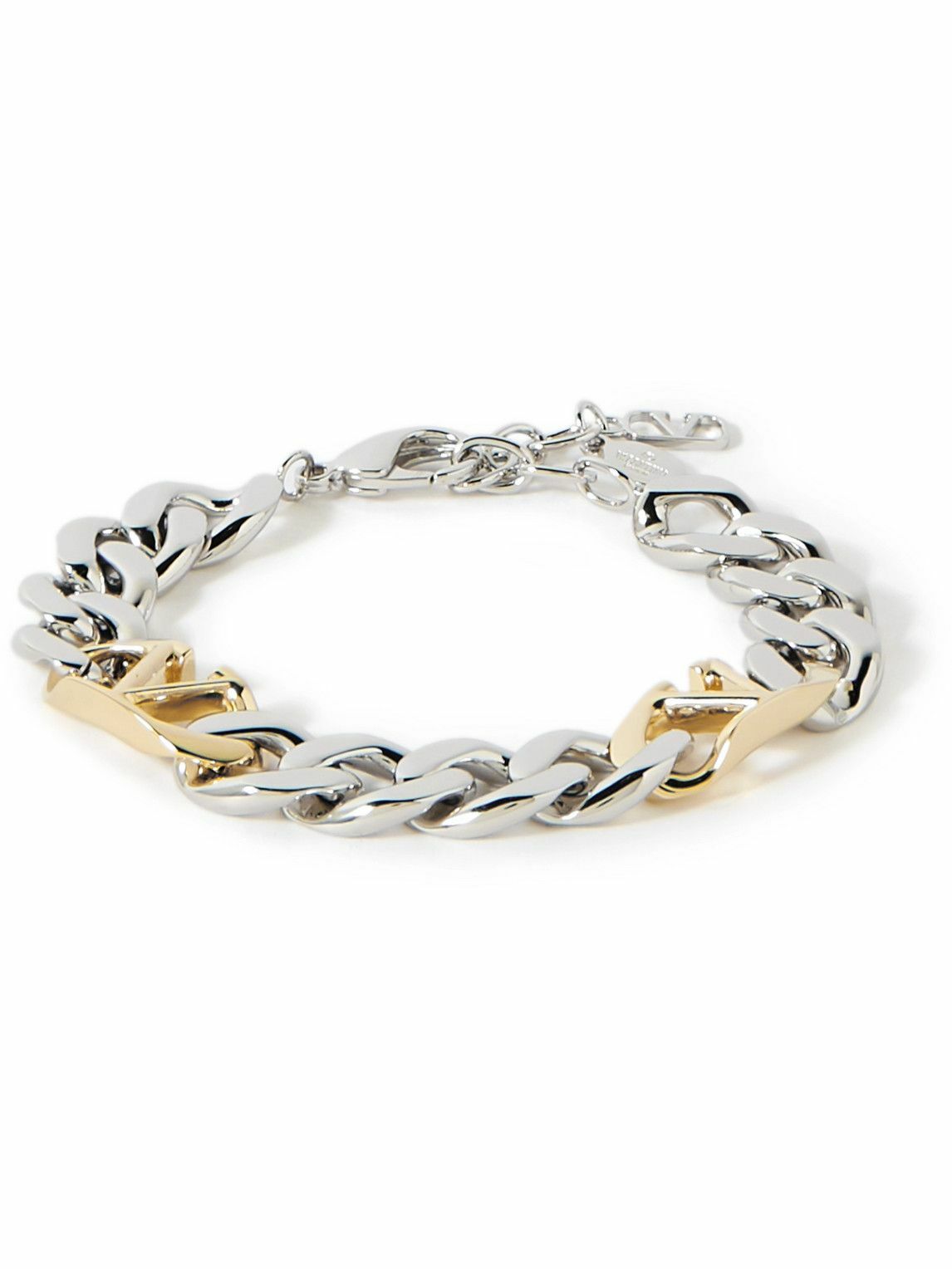VLOGO Silver- and Gold-Tone Bracelet