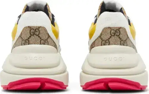 Gucci Gucci GG Rhyton 'Beige White Yellow' - Size: UK 7 Sneakers | Shop From The Mirage