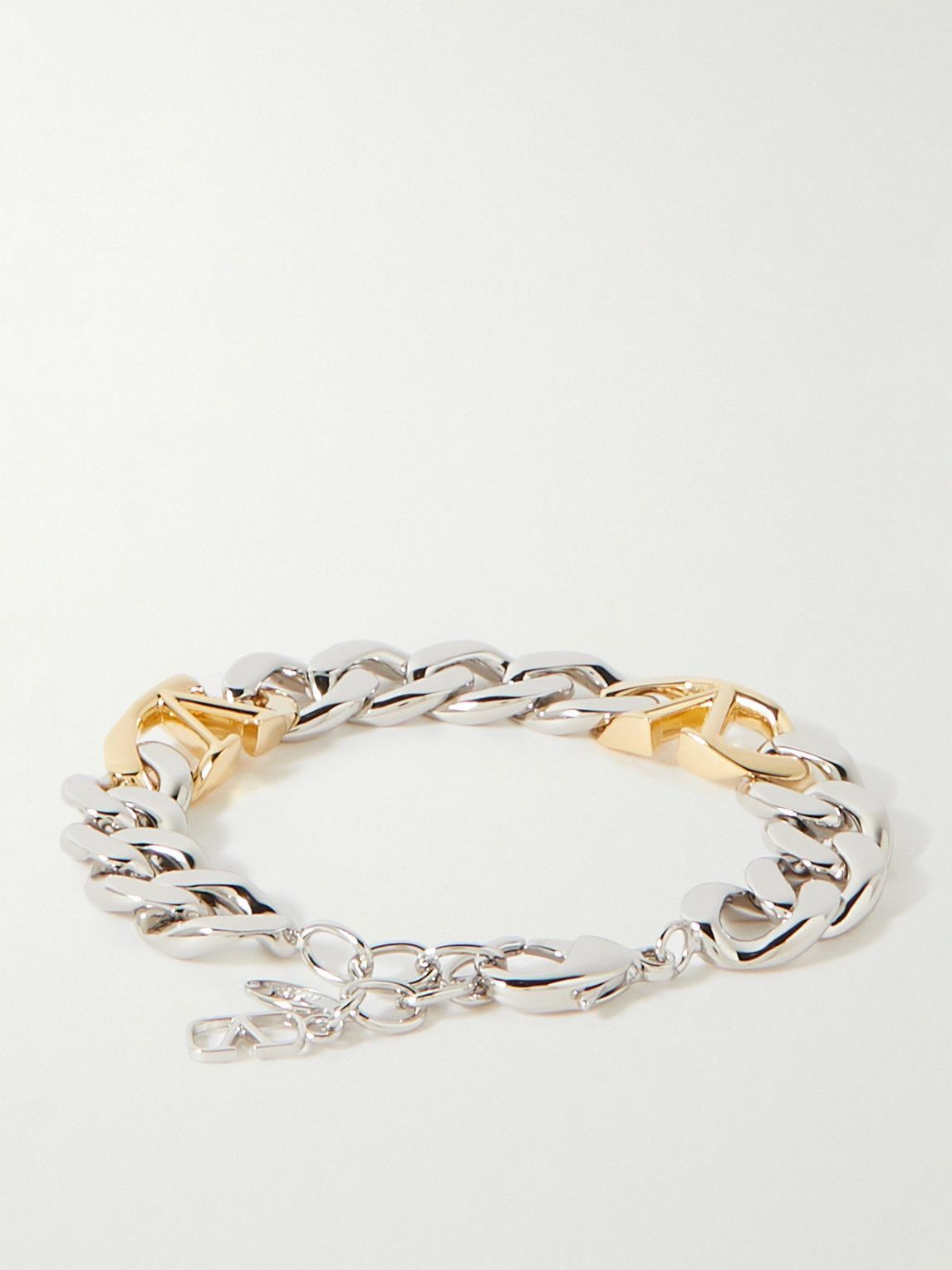 VLOGO Silver- and Gold-Tone Bracelet