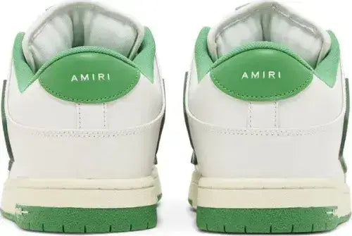 Amiri Amiri Skel Top Low 'White Green' - Size: UK 6 Sneakers | Shop From The Mirage