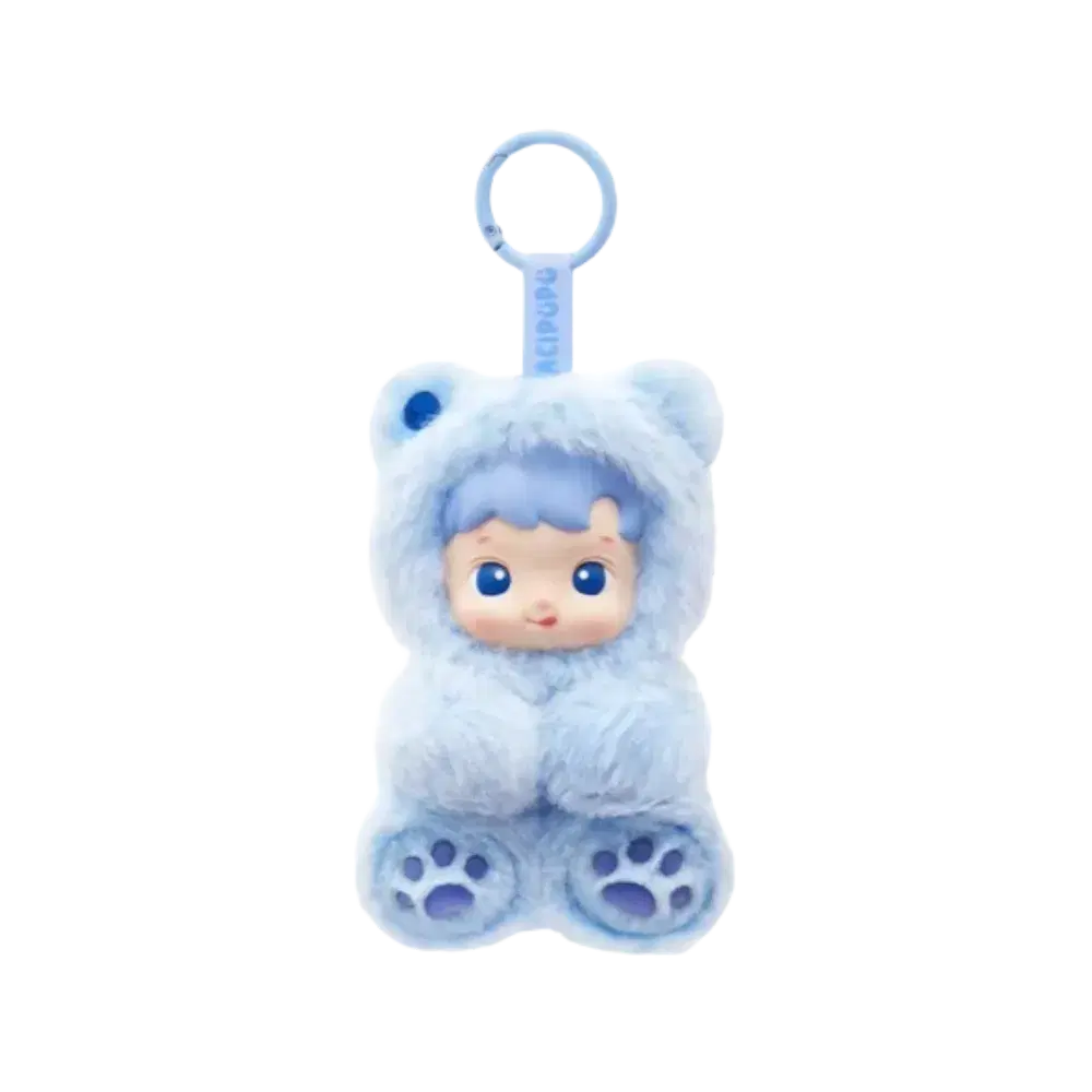 Pop Mart HACIPUPU Gummy Bear Series Vinyl Blueberry Flavor Plush Pendant