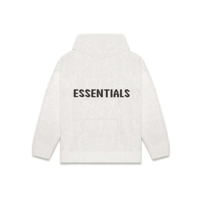 Essentials Essentials Knit Hoodie Oatmeal - Size: XS Hoodies | Shop From The Mirage