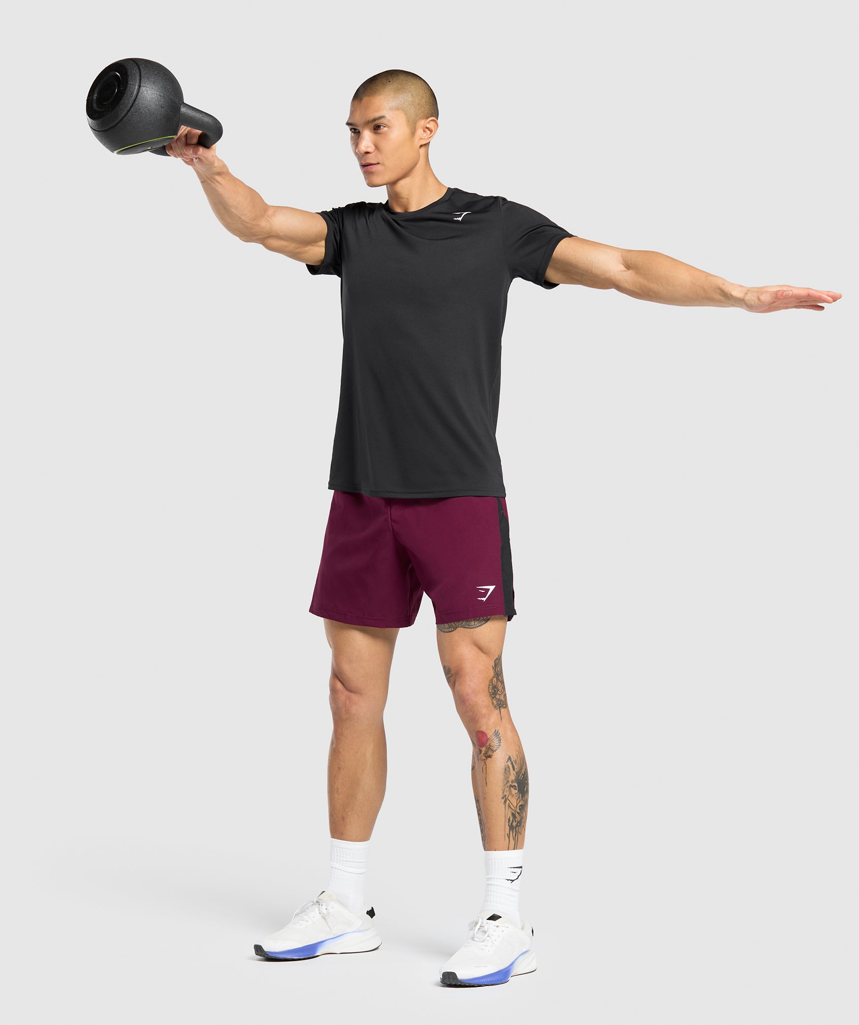 Gymshark Sport 7" Shorts - Strong Pink/Black