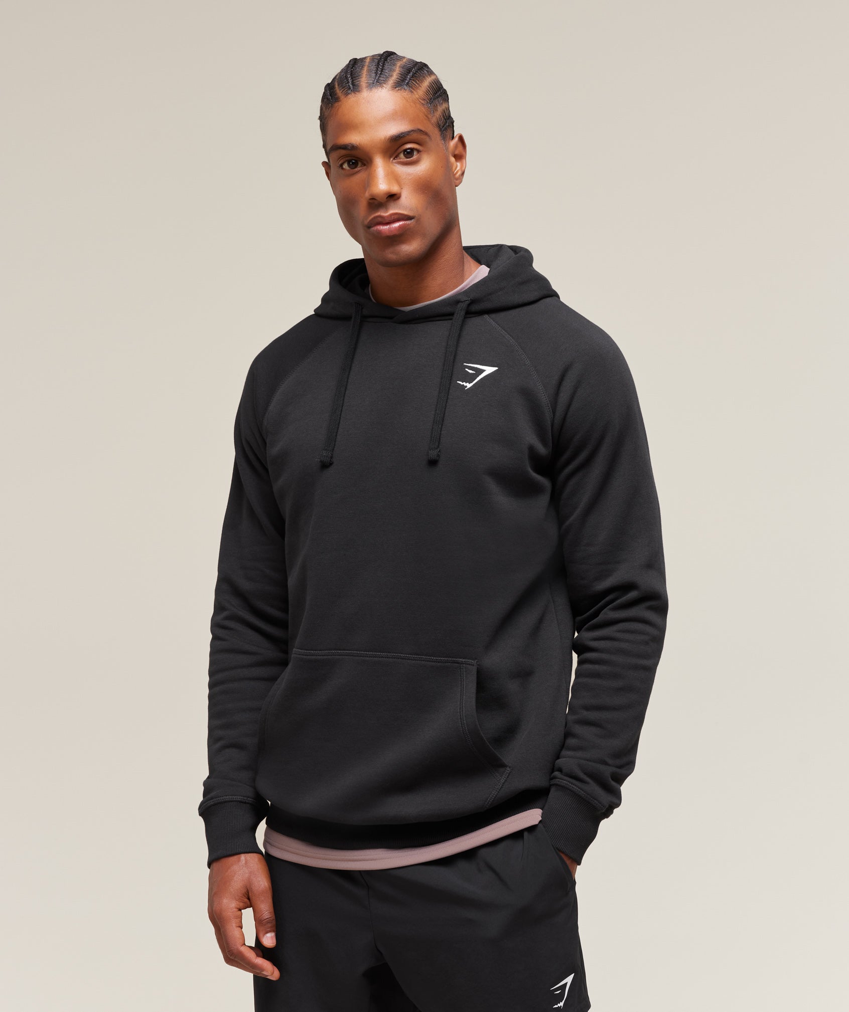 Gymshark Crest Hoodie - Black