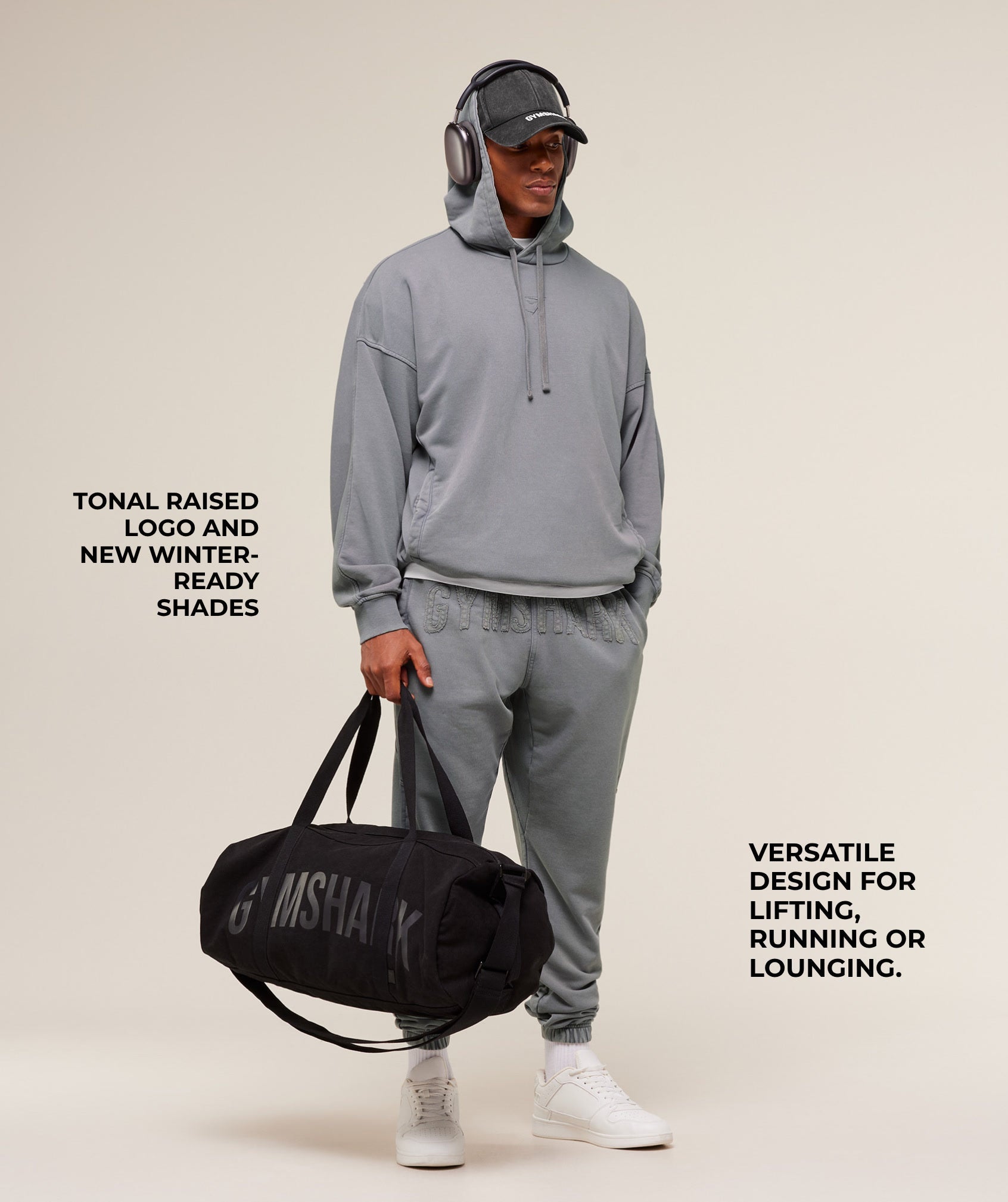 Gymshark Power Washed Jogger - GS Medium Grey