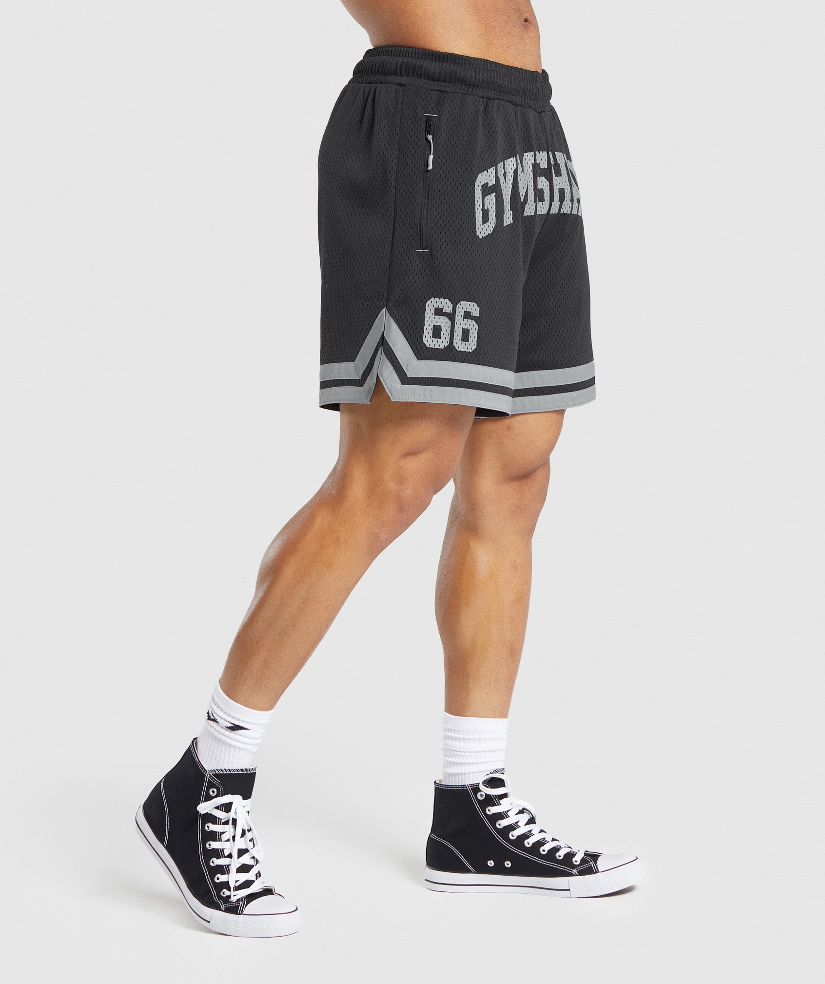 Gymshark Campus Mesh Shorts - Black