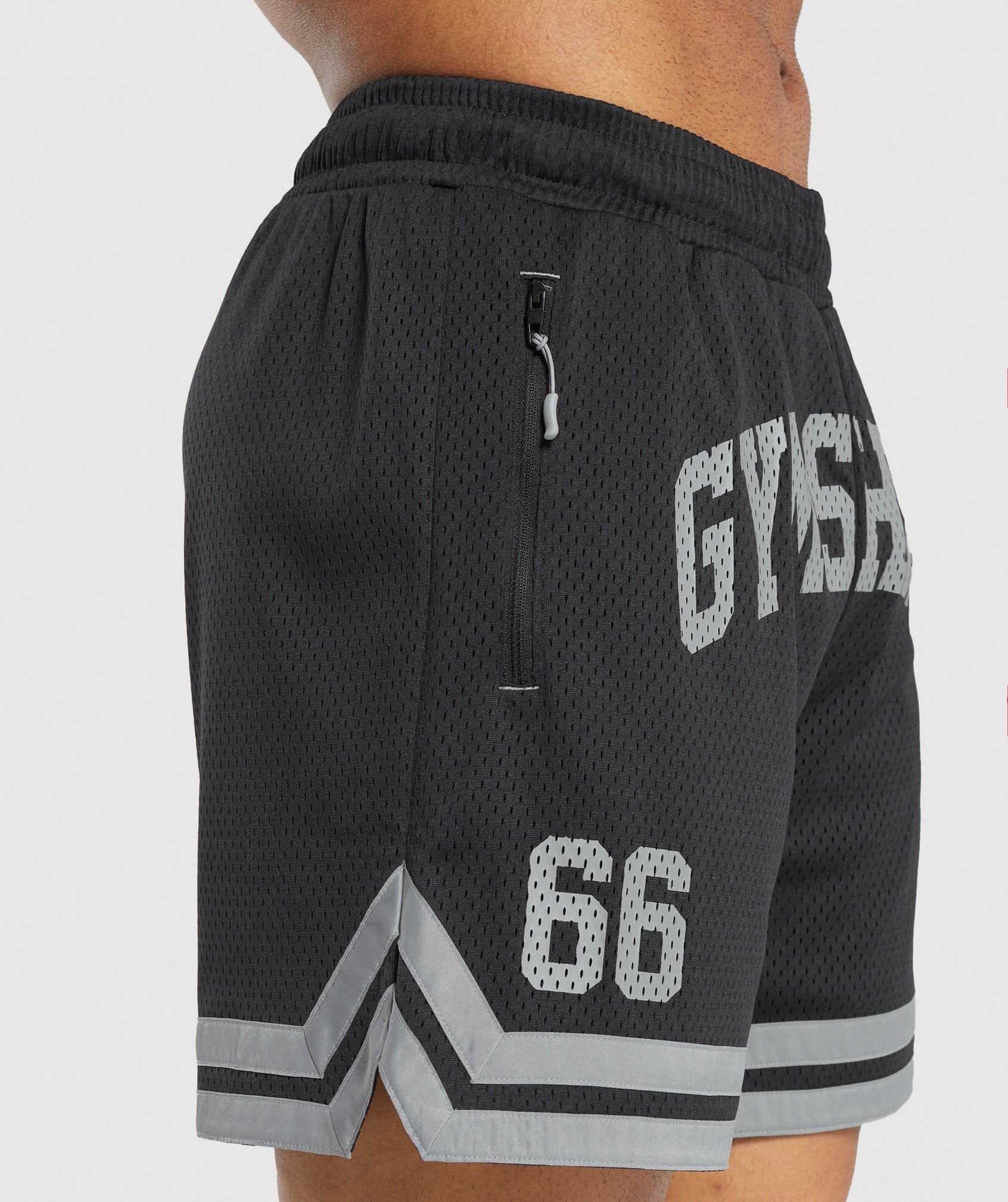 Gymshark Campus Mesh Shorts - Black