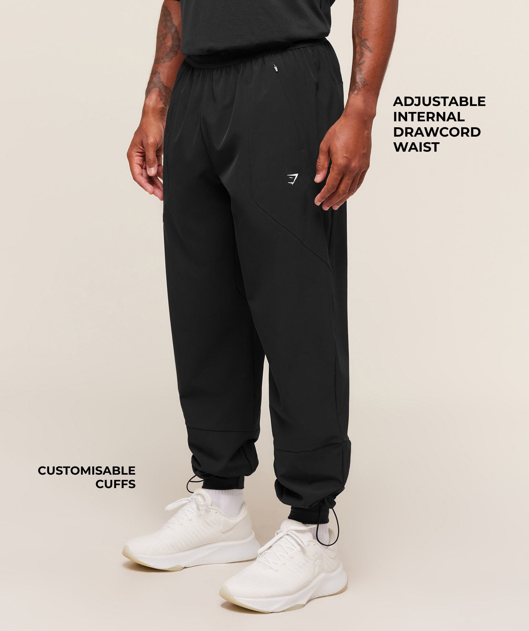 Gymshark Running Joggers - Black