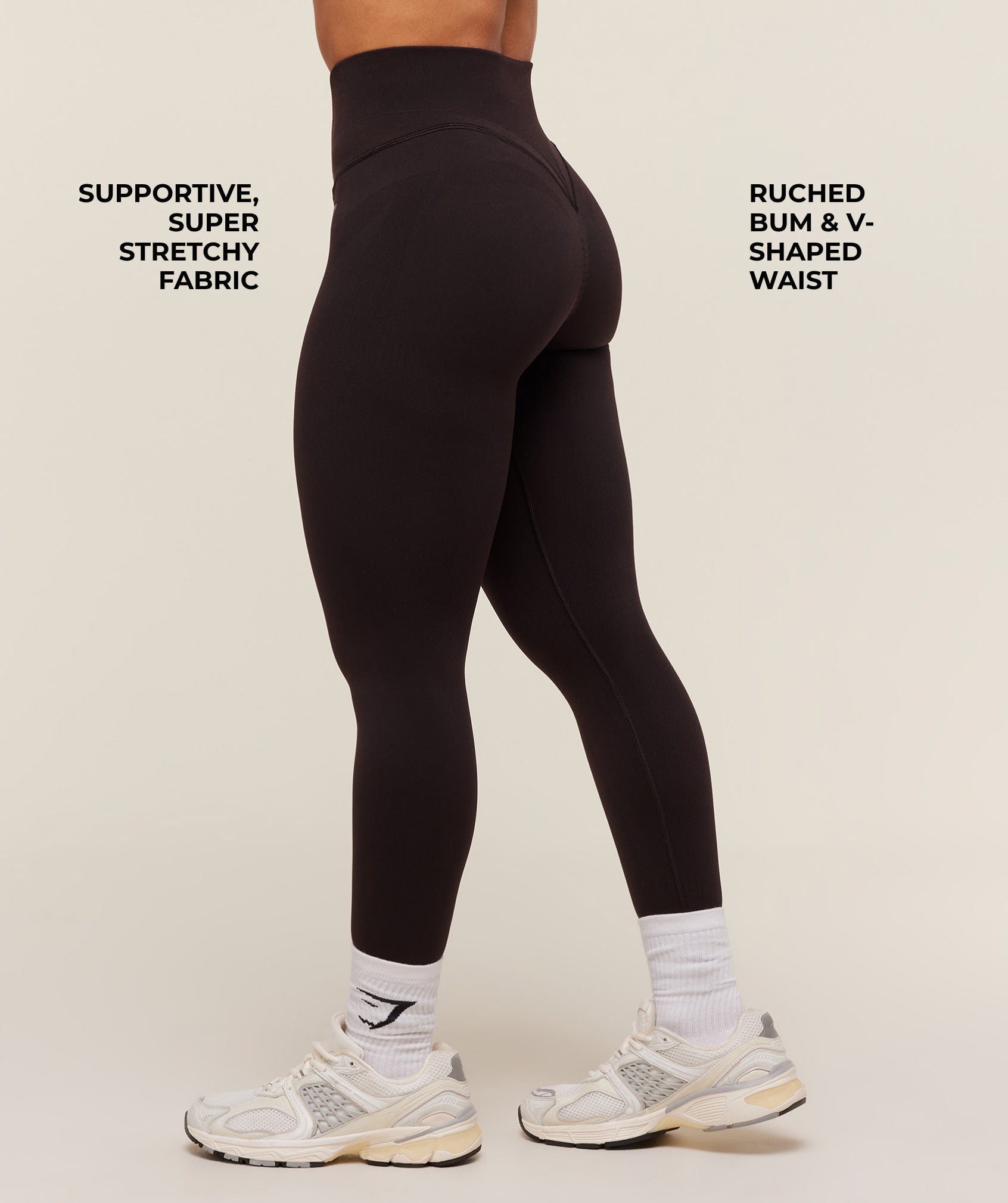 Gymshark Activate Seamless Leggings - Plum Brown