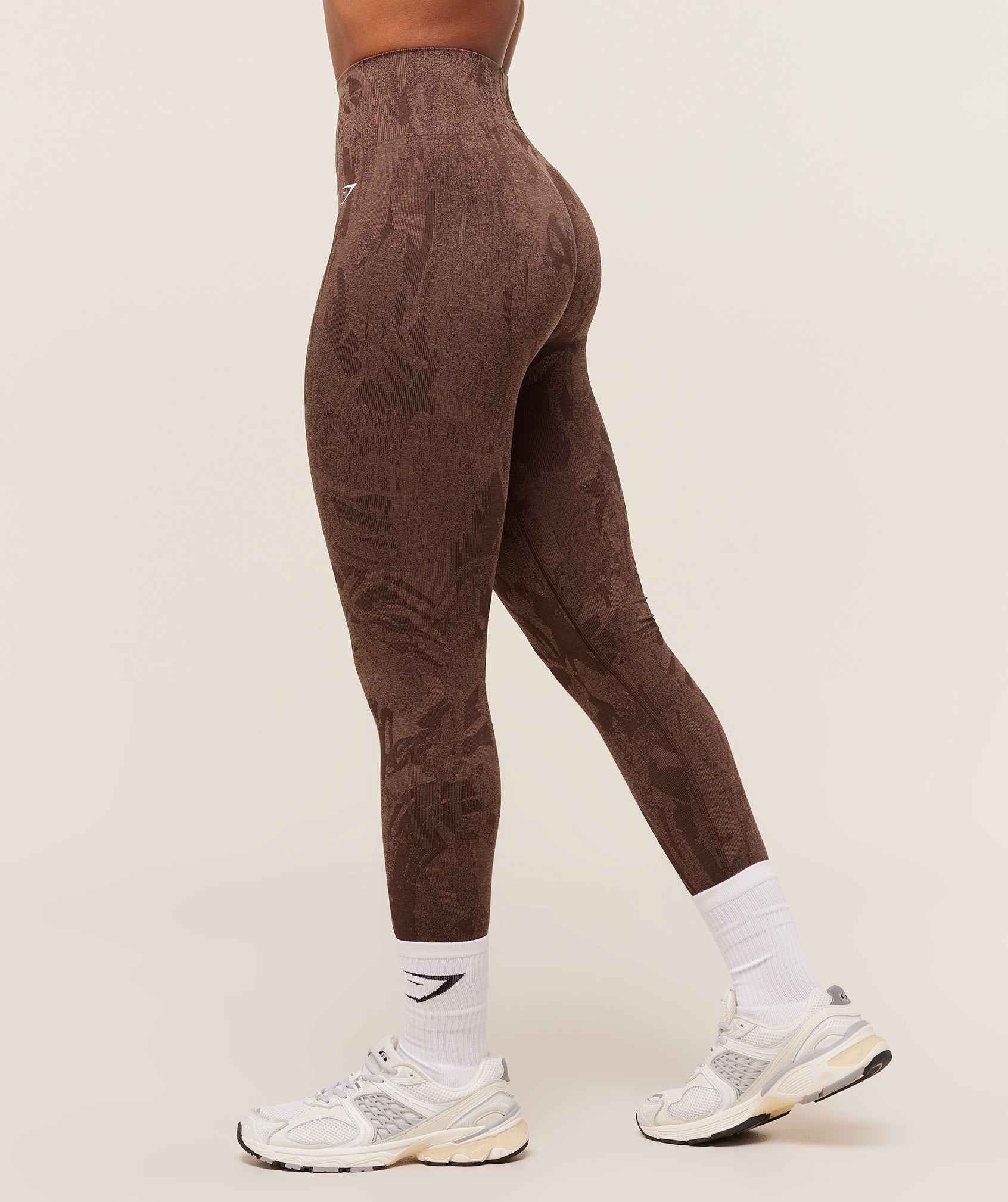 Gymshark Adapt Camo Seamless Leggings - Archive Brown/Soft Brown