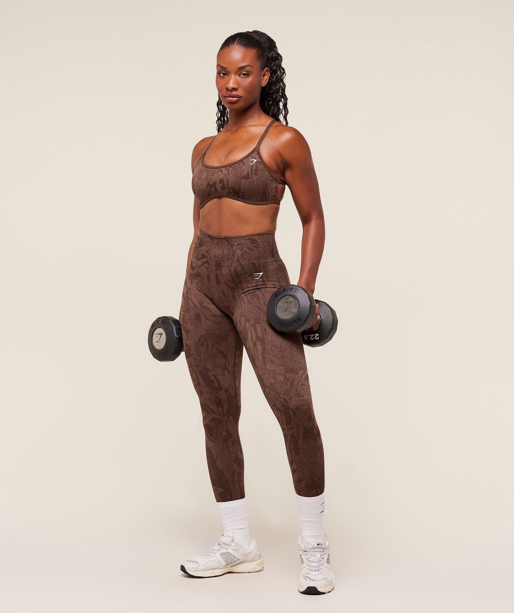 Gymshark Adapt Camo Seamless Leggings - Archive Brown/Soft Brown