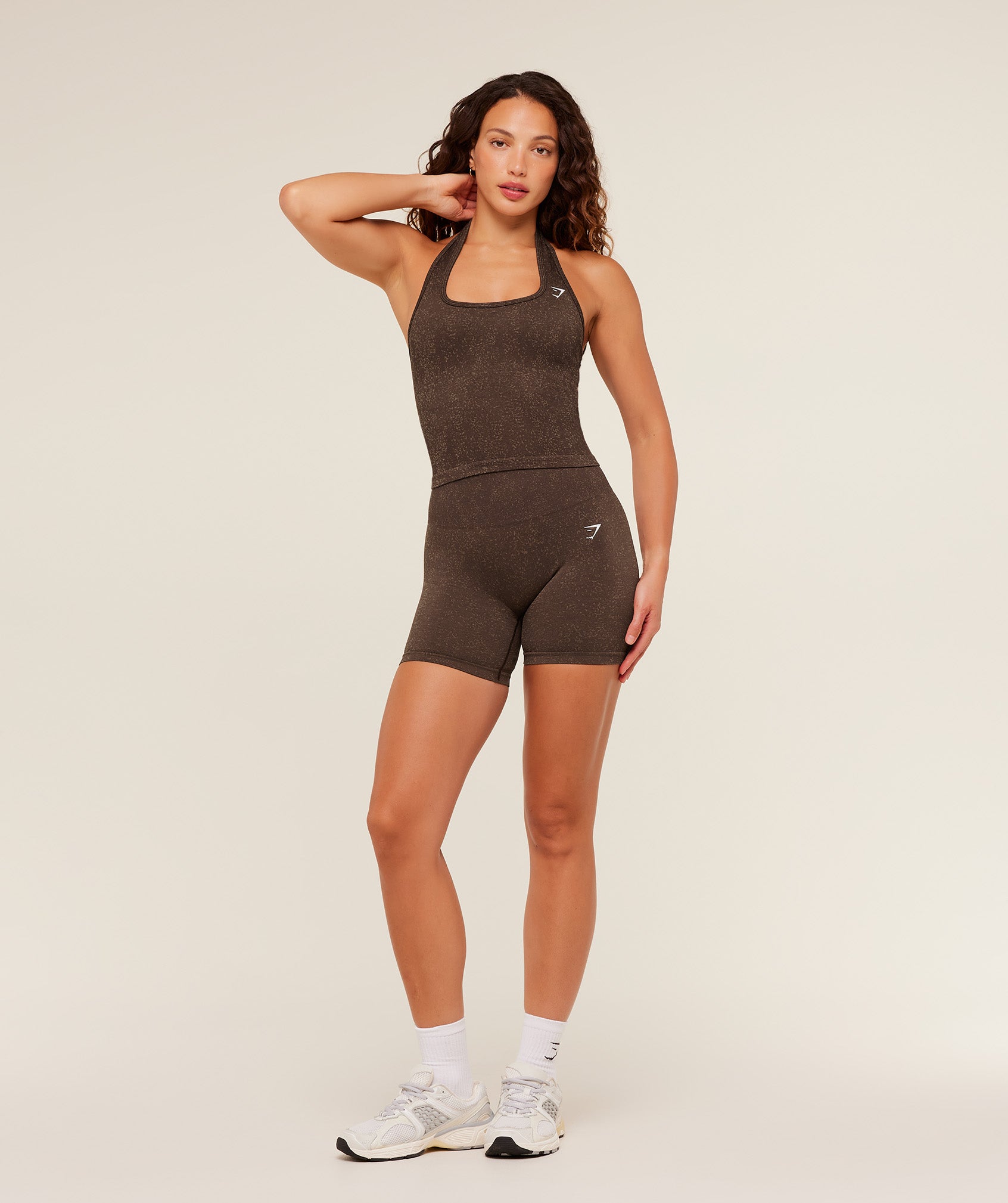 Gymshark Adapt Fleck Seamless Shorts - Archive Brown/Lifestyle Brown
