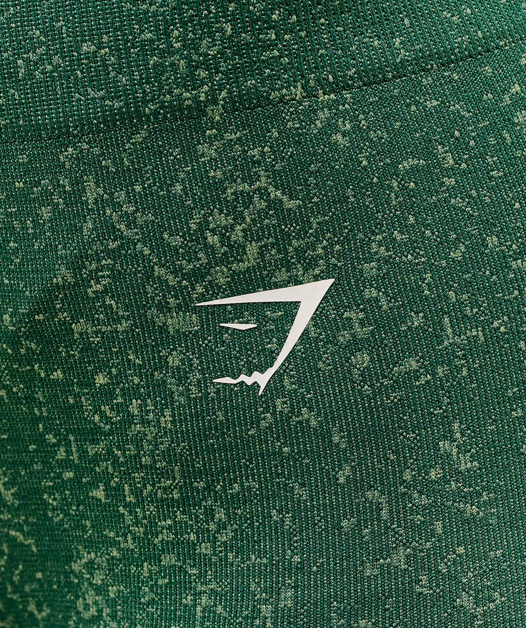 Gymshark Adapt Fleck x Whitney Seamless Shorts - Lift Green/Clay Green