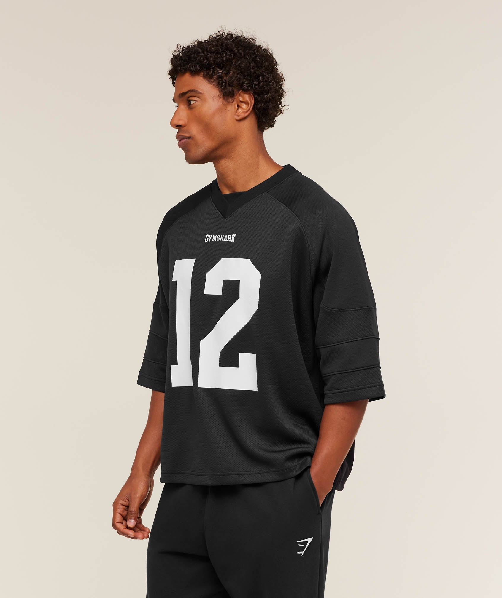 Gymshark American Football Jersey - Black