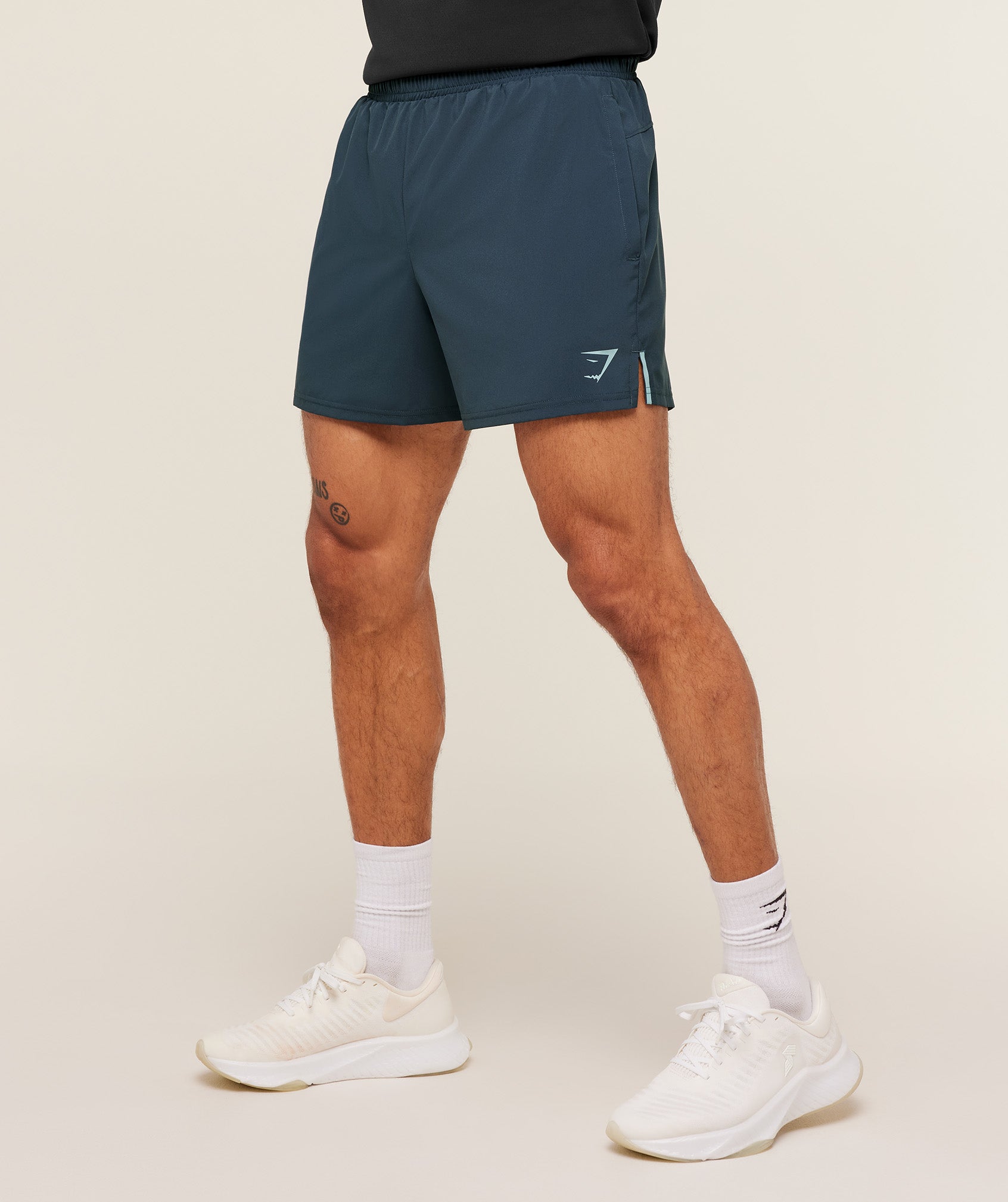 Gymshark Arrival Contrast Shorts - Stealth Blue / Flow Blue