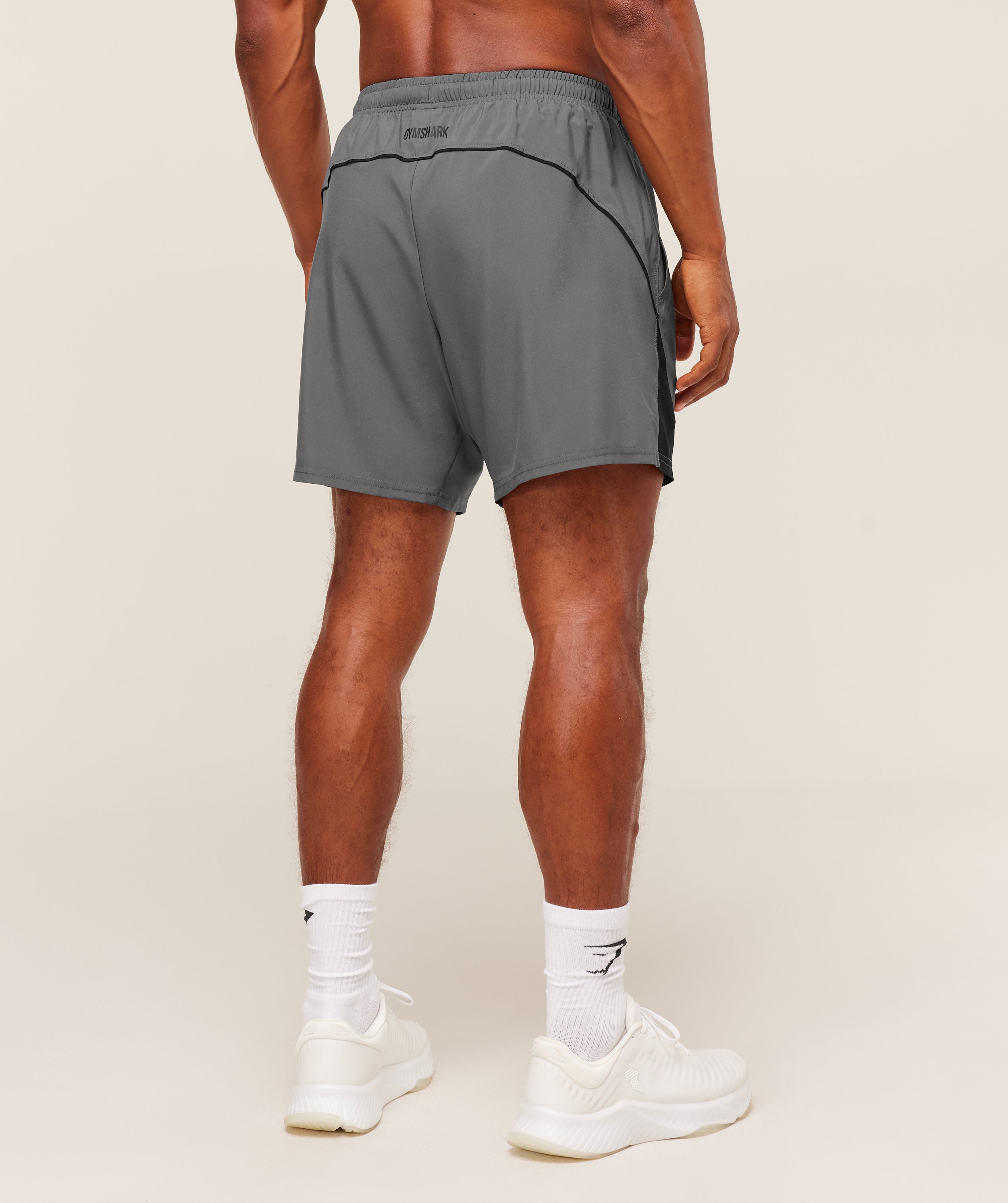 Gymshark Arrival Block 6" Shorts - Dark Grey