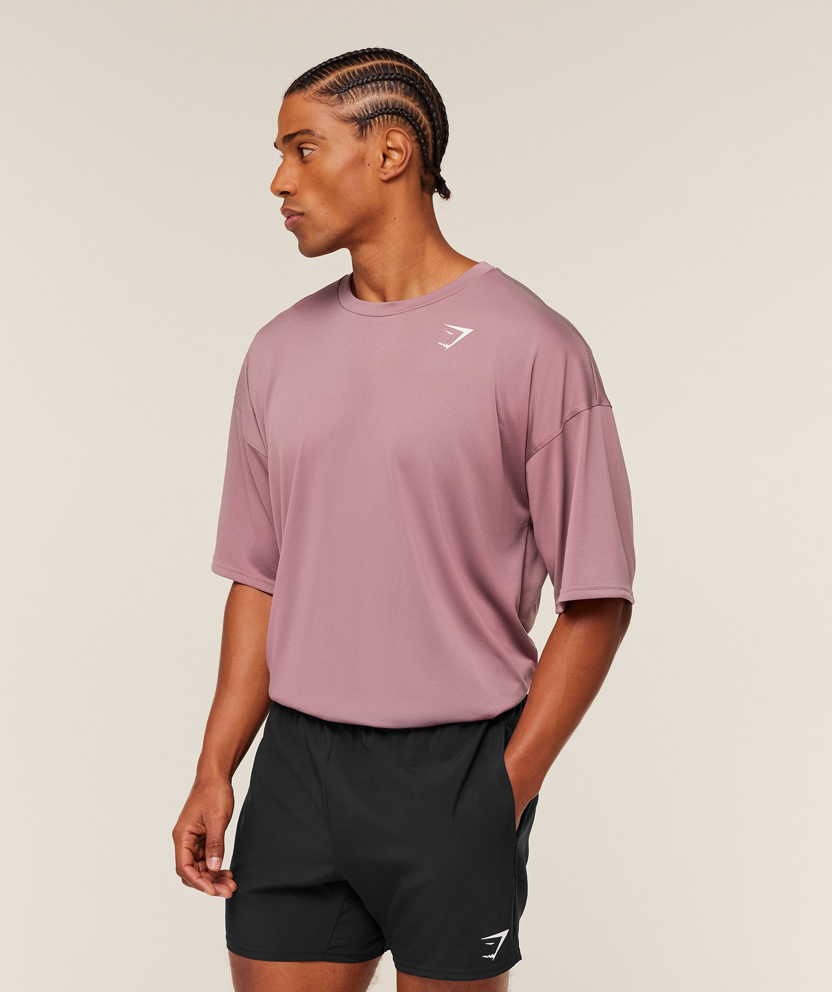 Gymshark Arrival Oversized T-Shirt - Calm Pink