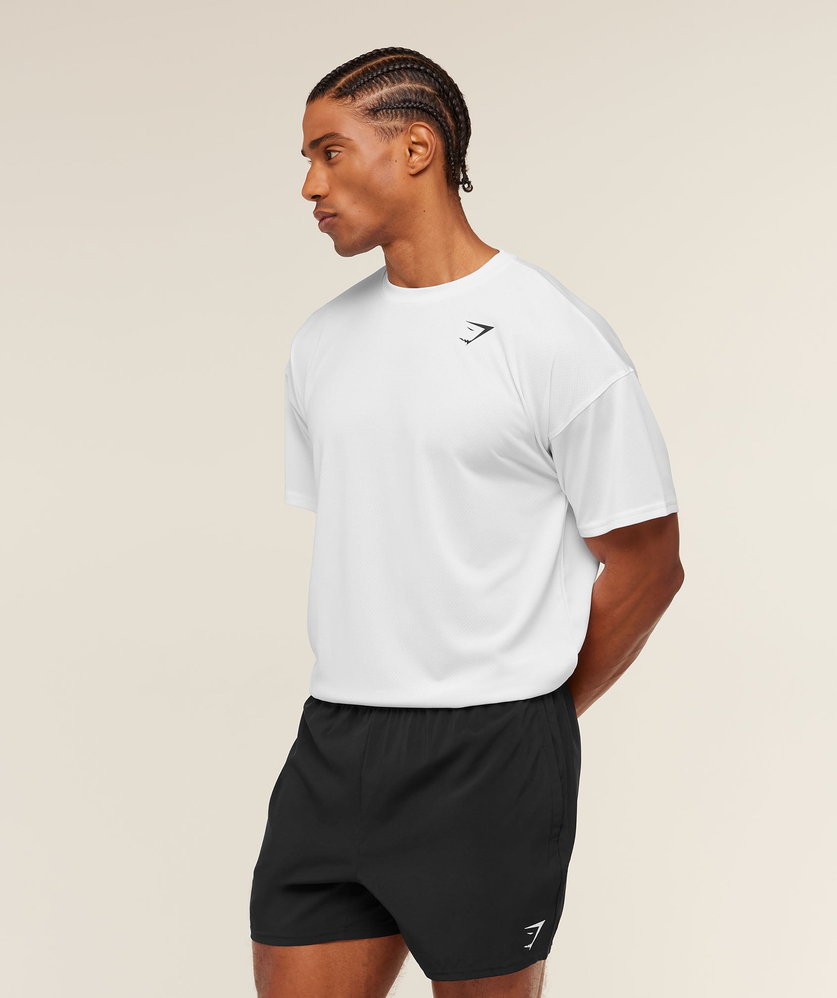 Gymshark Oversized Performance T-Shirt - White