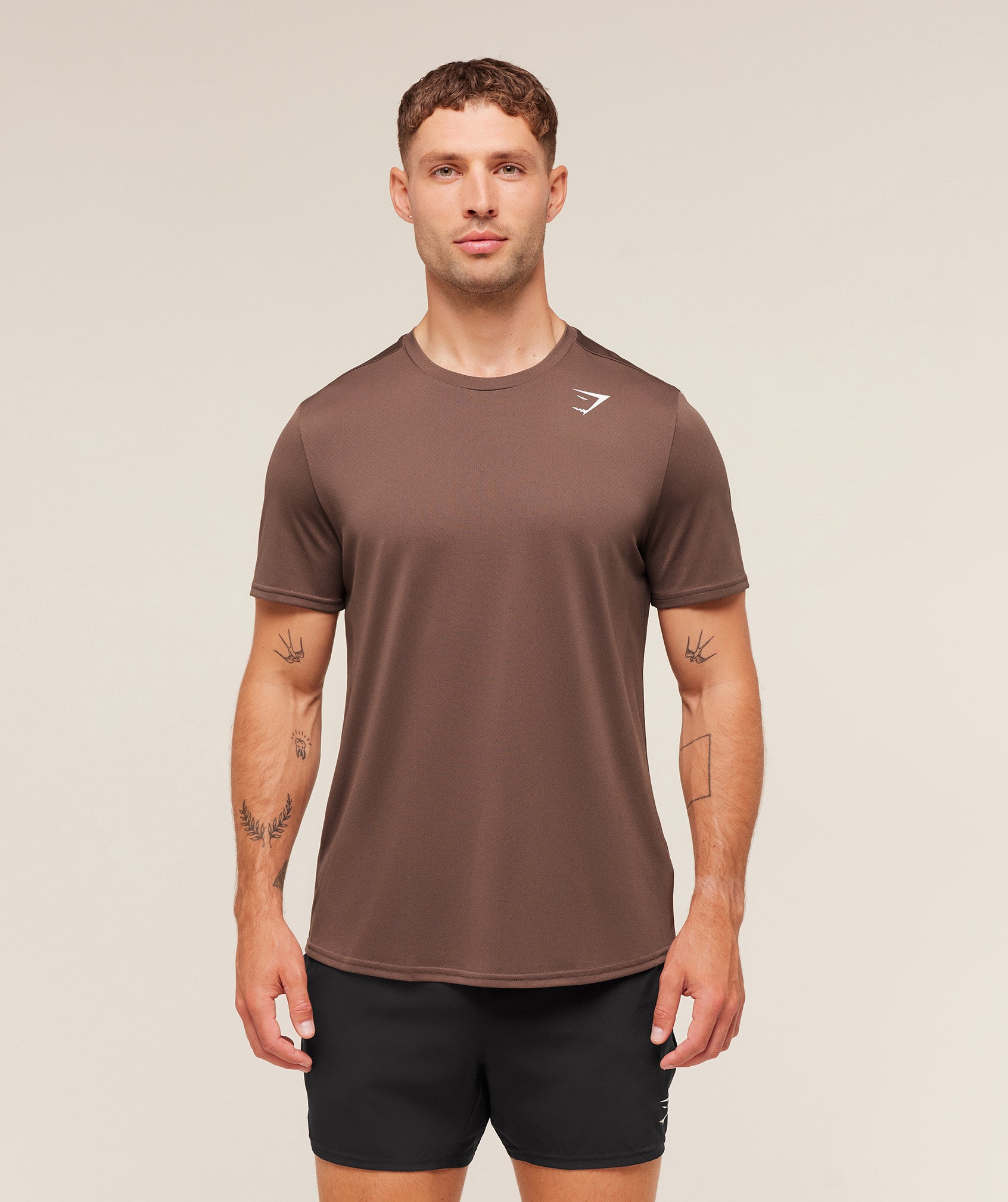 Gymshark Arrival T-Shirt - Soft Brown