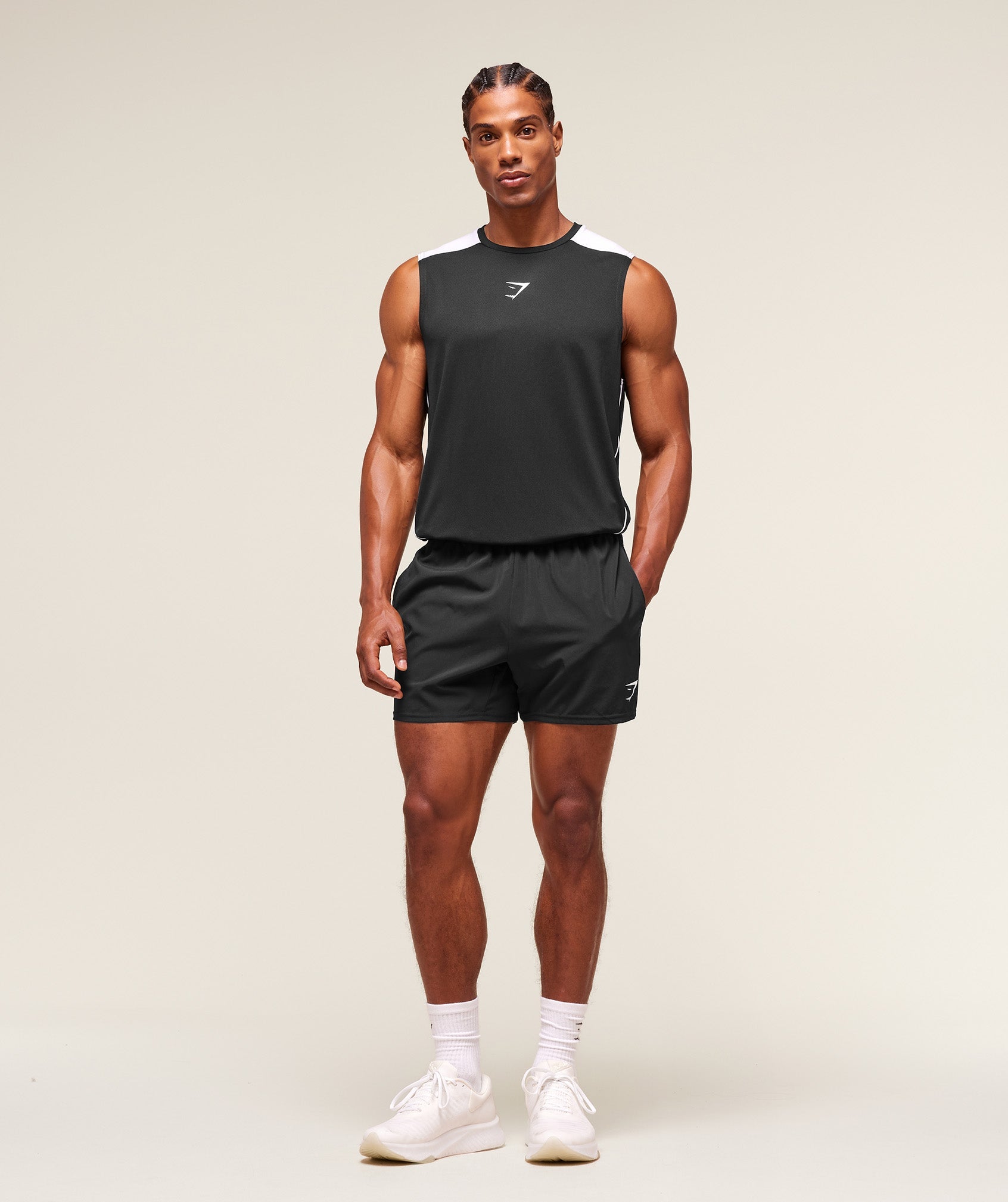 Gymshark Arrival Block Tank - Black