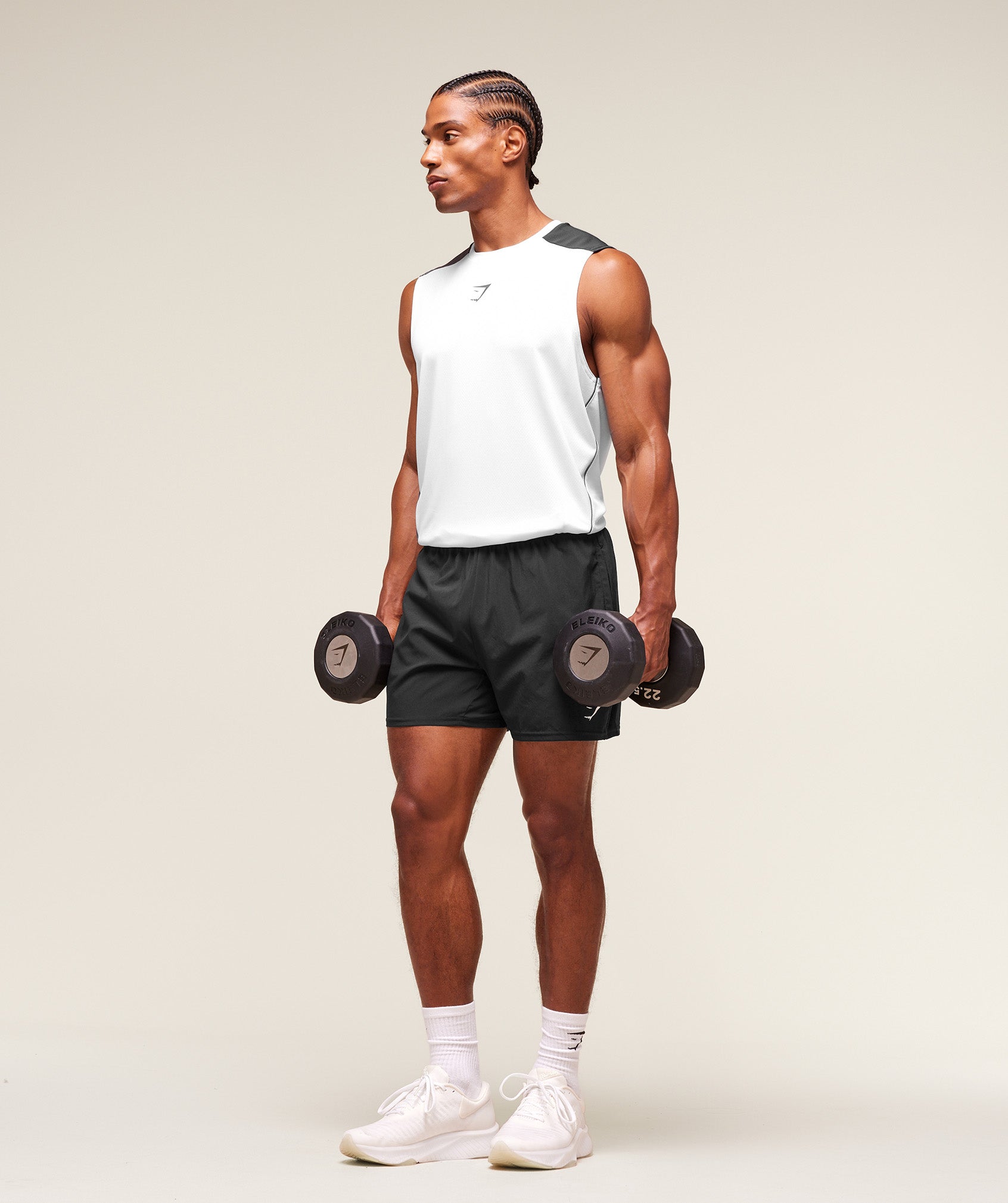 Gymshark Arrival Block Tank - White