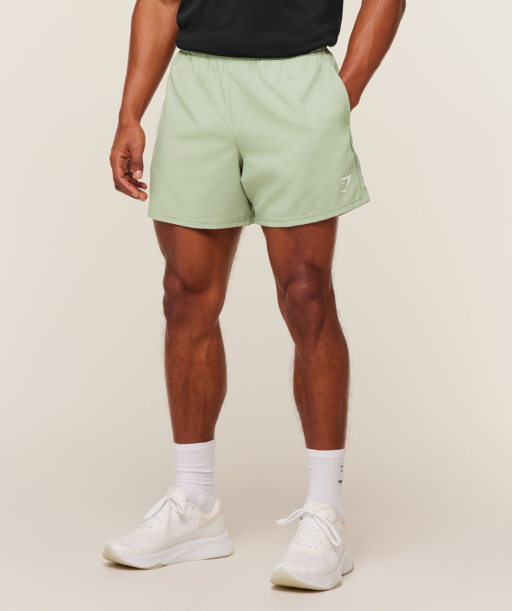Gymshark Arrival 5" Shorts - GS Haze Green